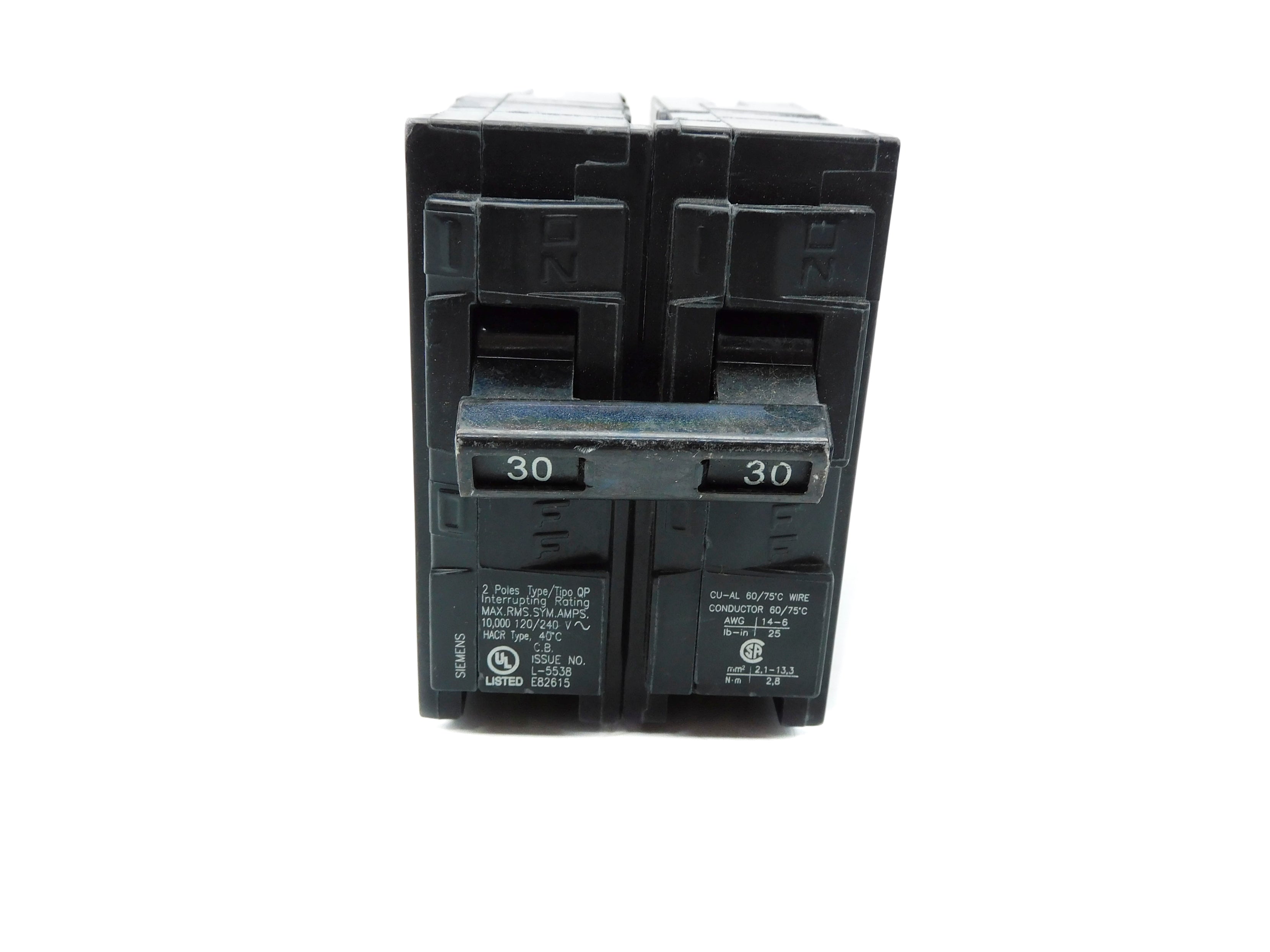 SIEMENS QP230 30A 120/240VAC NSNP