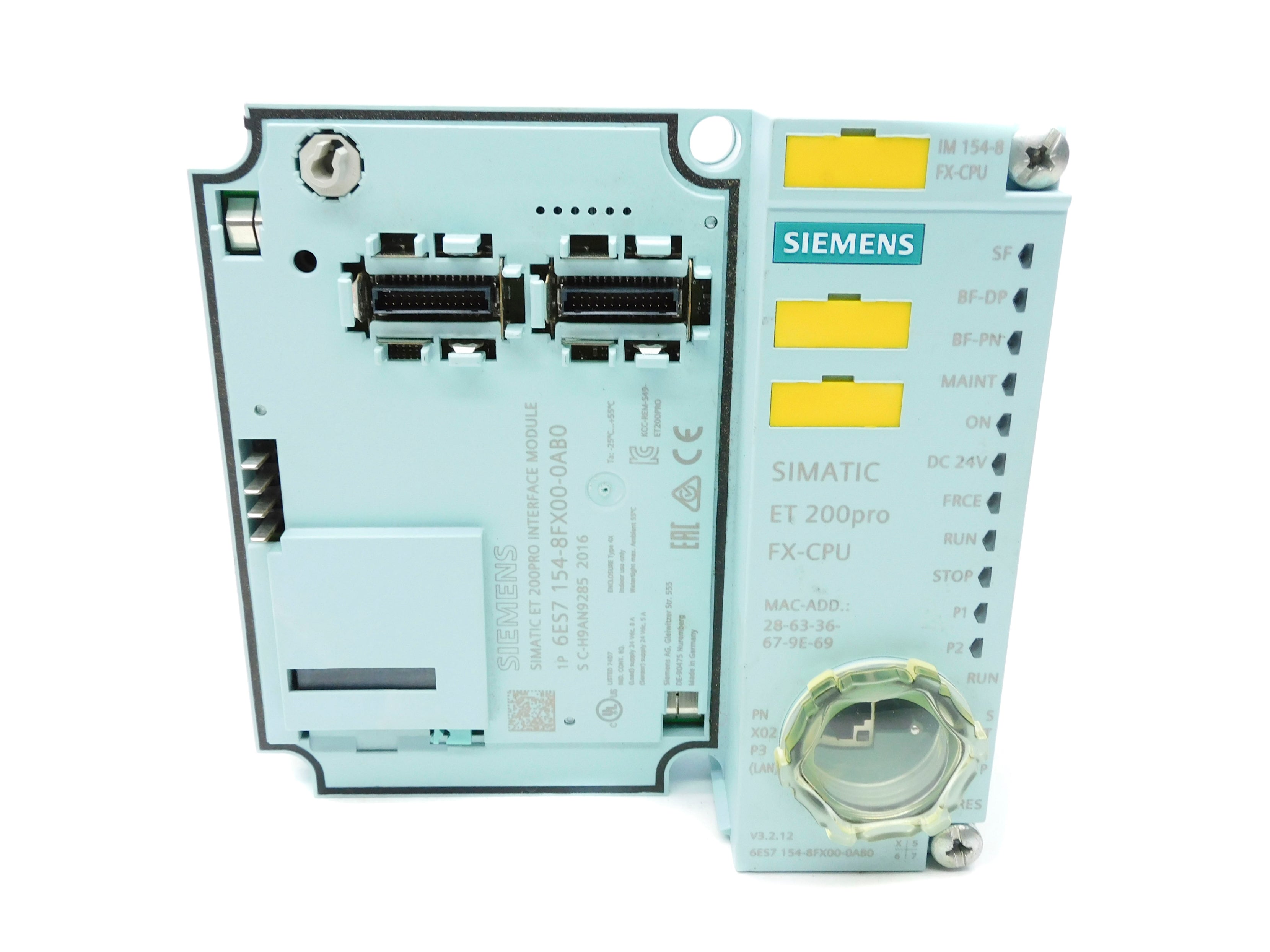 SIEMENS 6ES7-154-8FX00-0AB0 (AS PICTURED) NSNP