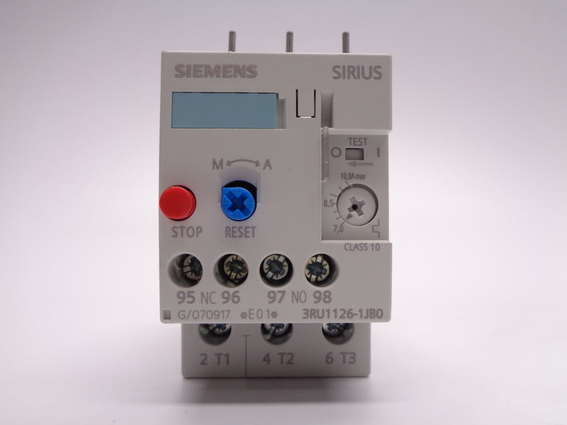 SIEMENS 3RU1126-1JB0 600VAC 7-10A NSNP