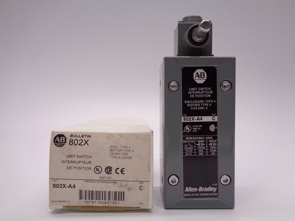 ALLEN BRADLEY 802X-A4 SER. C 120-600V (WH) NSMP