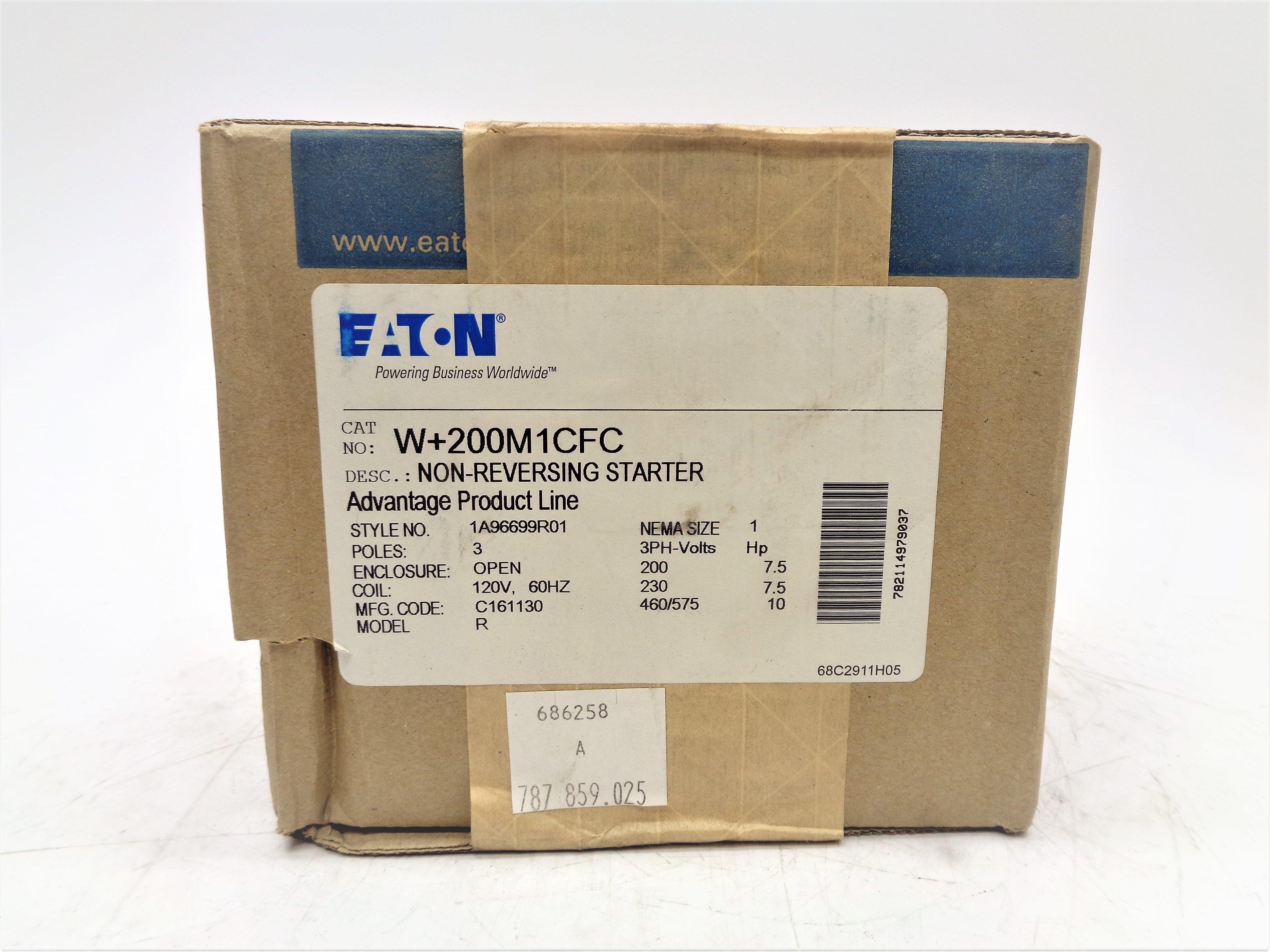 EATON W+200M1CFC 1A96699R01 120V NSFS