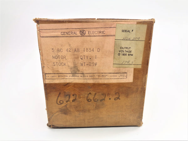 GENERAL ELECTRIC 5BC42AB1834D NSFS