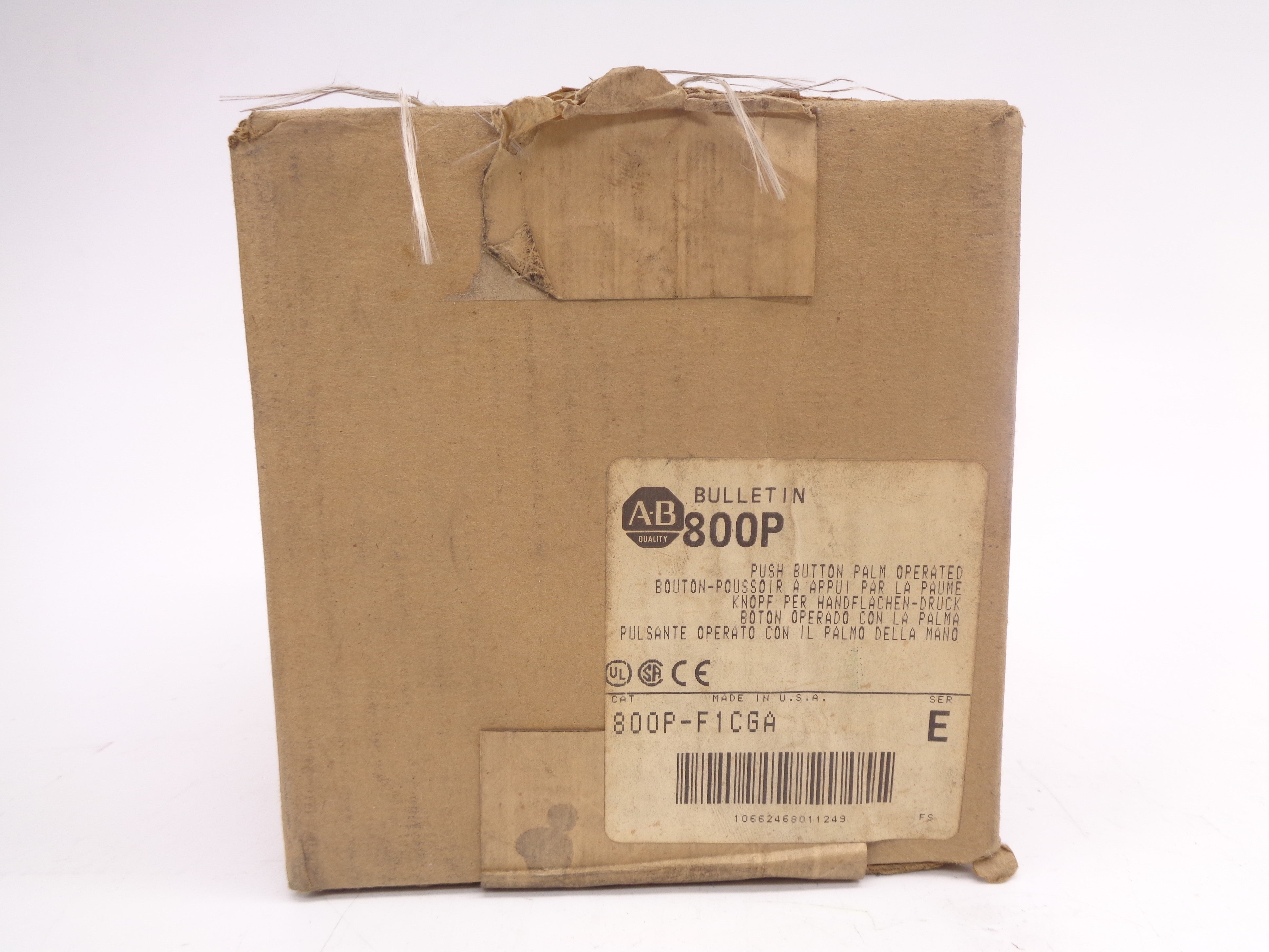 ALLEN BRADLEY 800P-F1CGA SER. E (BR/WH) NSMP