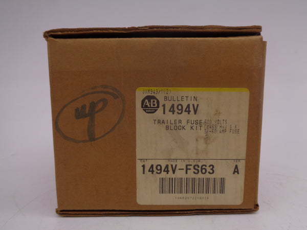ALLEN BRADLEY 1494V-FS63 SER. A (BR/YL) NSMP