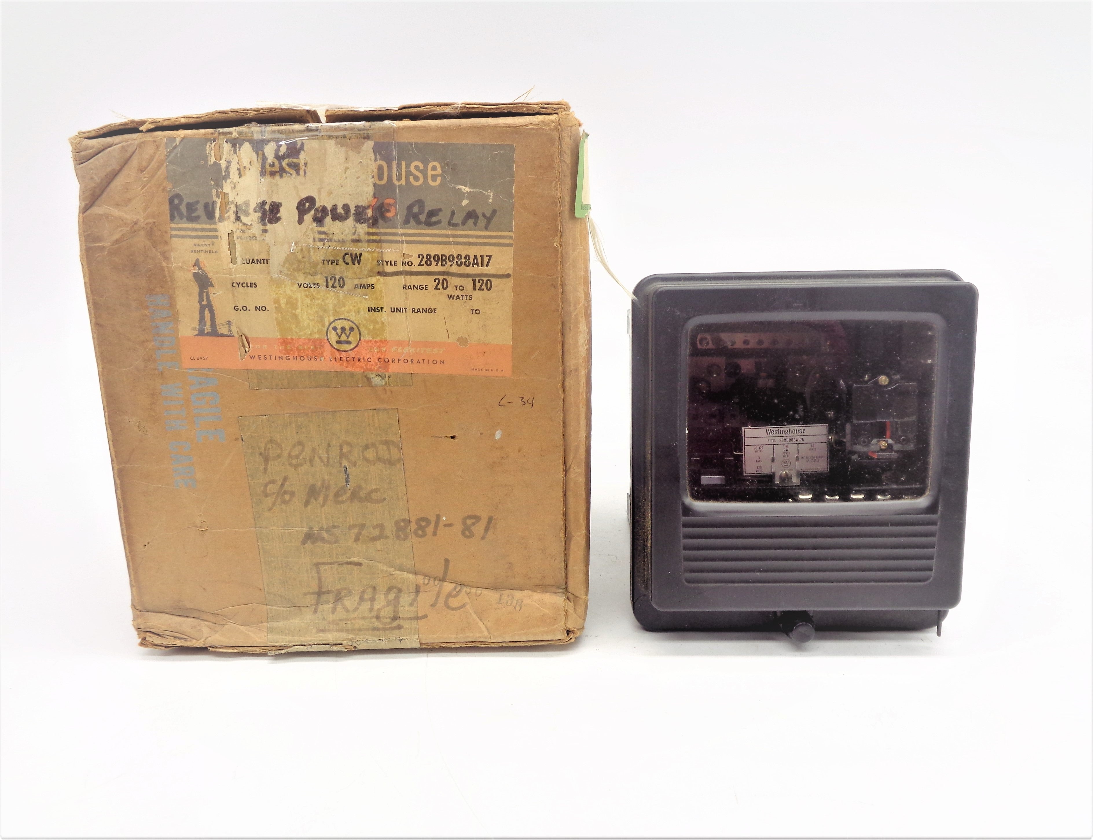WESTINGHOUSE 289B988A17A 120V NSMP