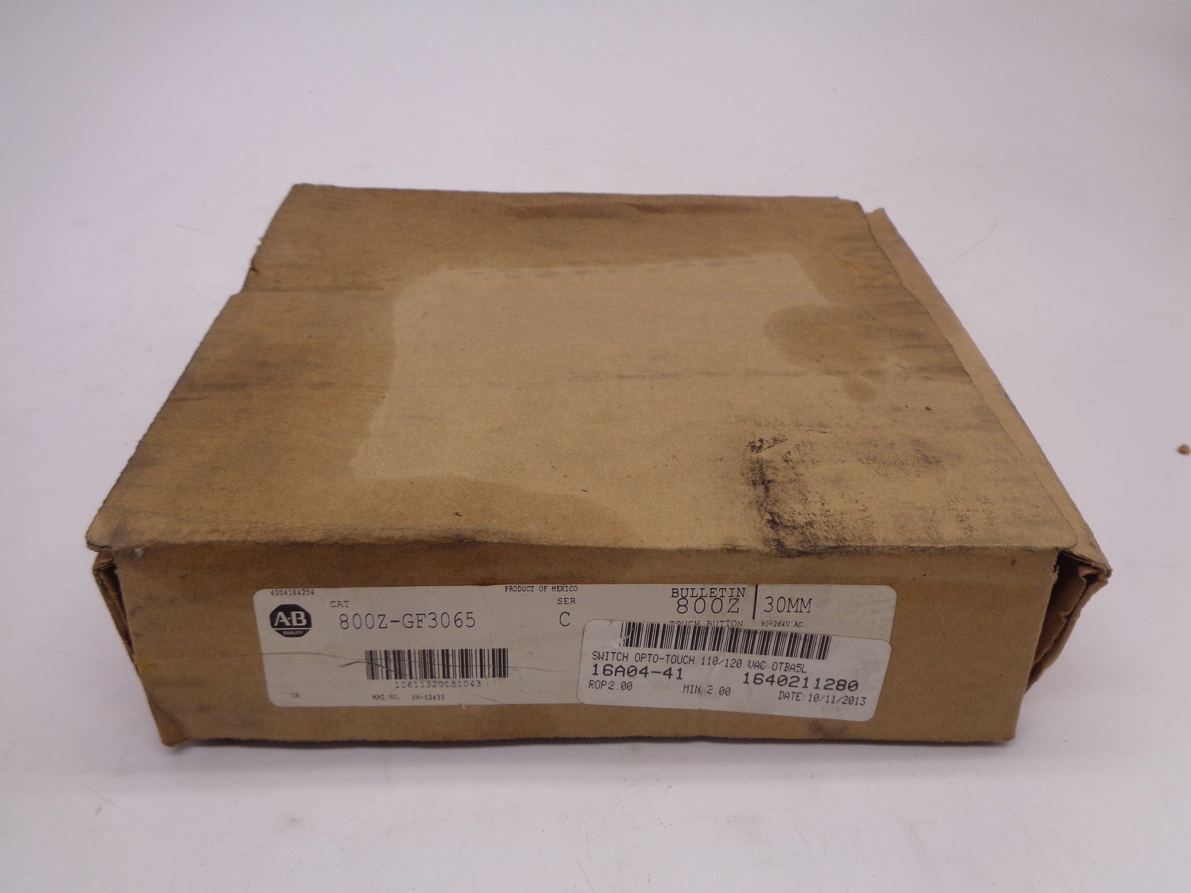 ALLEN BRADLEY 800Z-GF3065 SER. C (BR/WH) NSMP