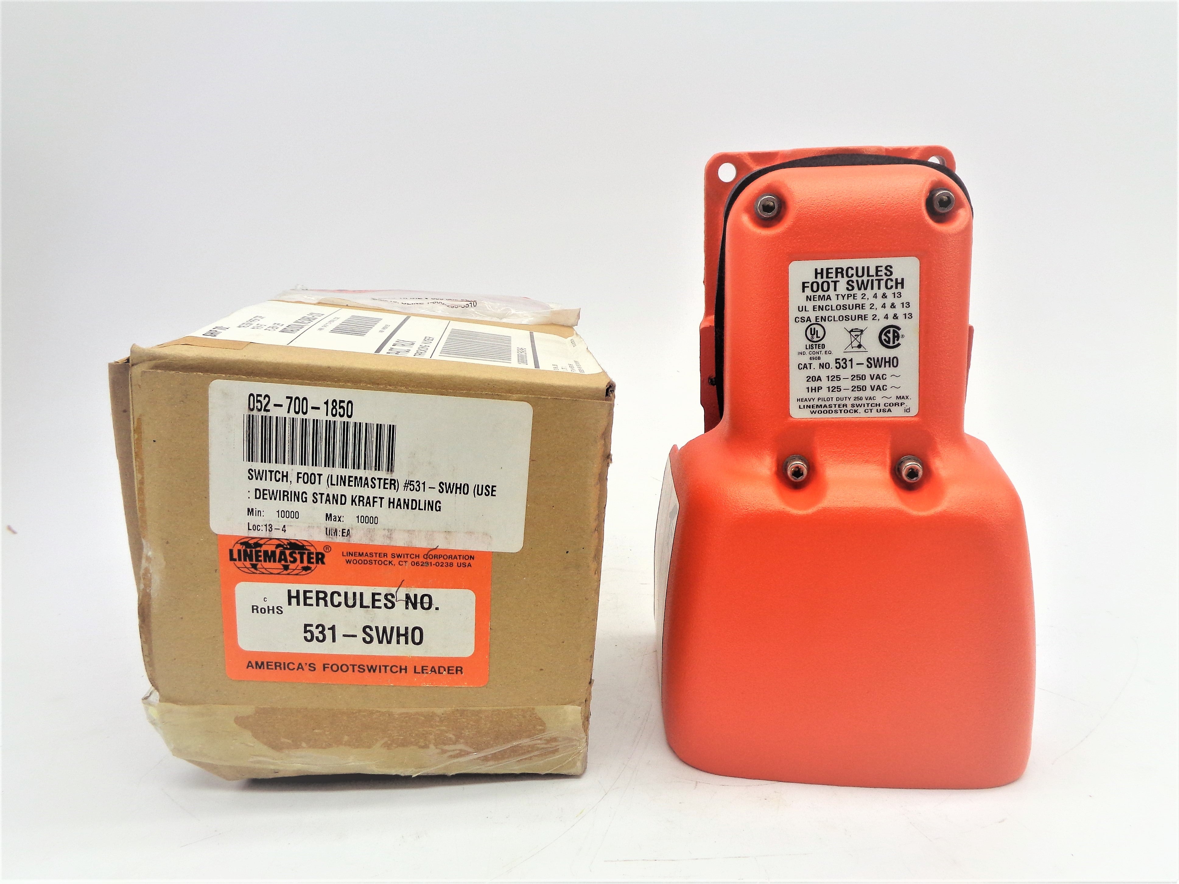 LINEMASTER 531-SWHO 125-250VAC 20A NSMP