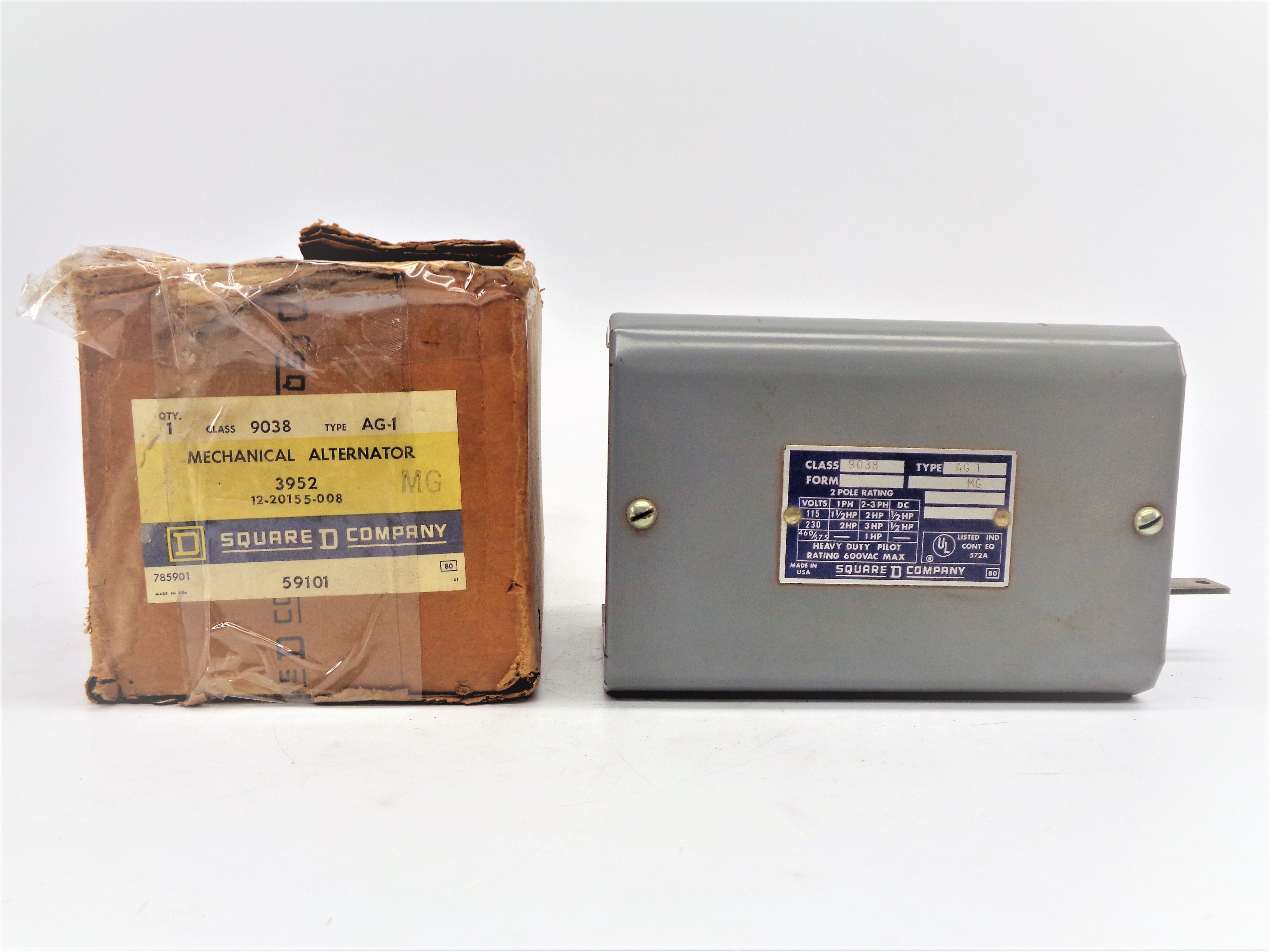 SQUARE D 9038AG-1 (AS PICTURED) NSMP