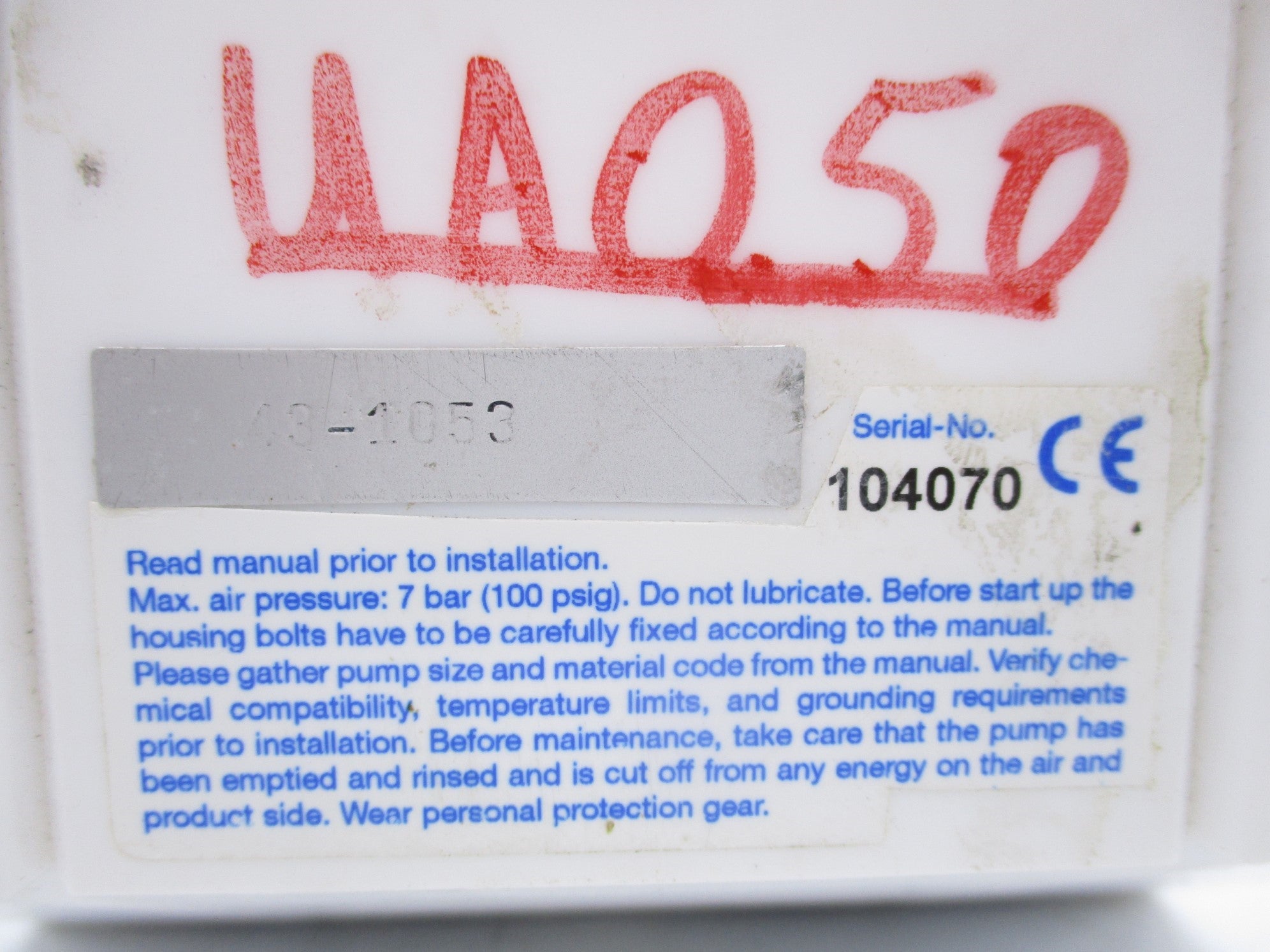 ALMATEC 43-1053 UNMP