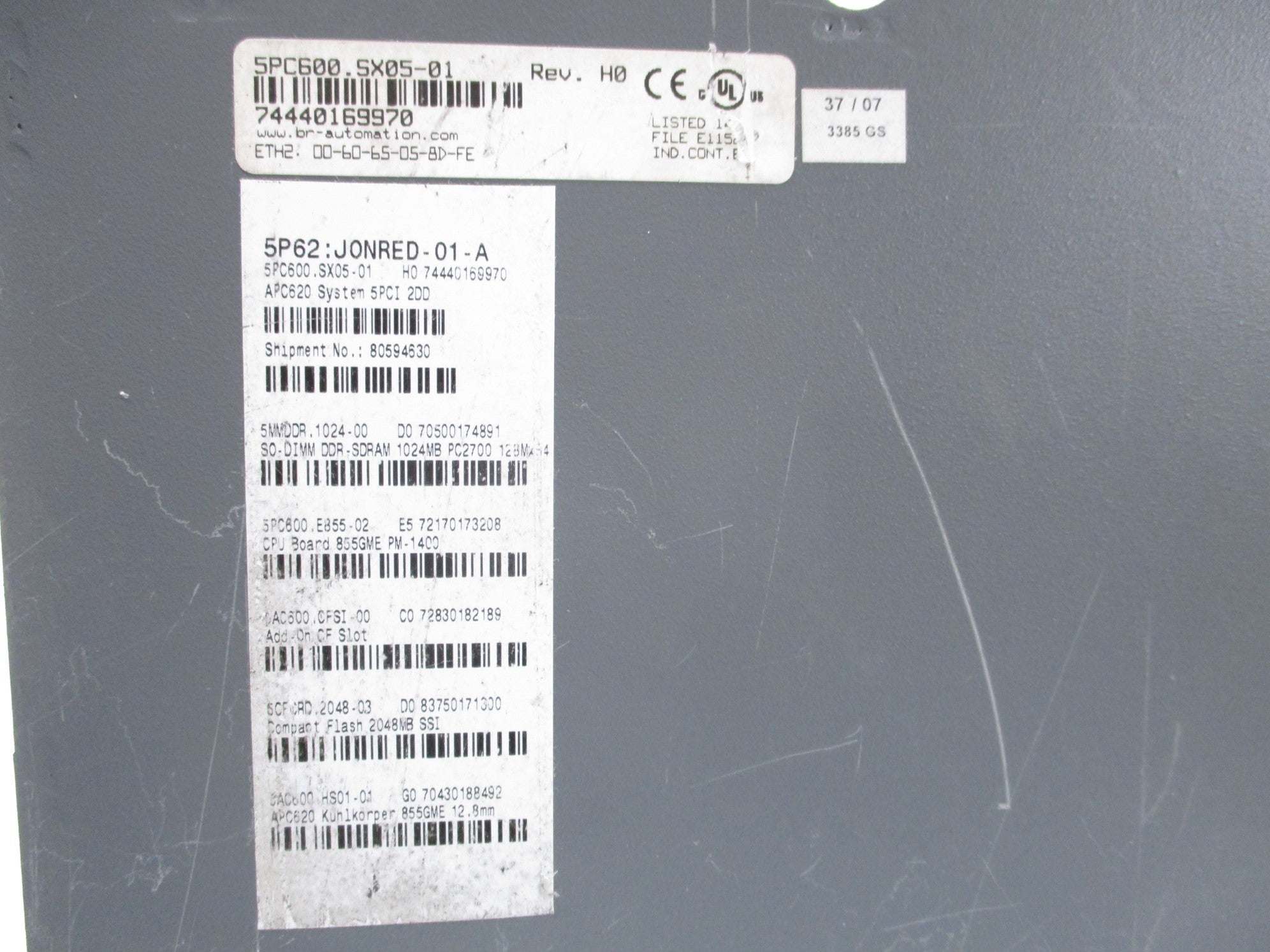 B&R 5PC600.5X05-01 UNMP