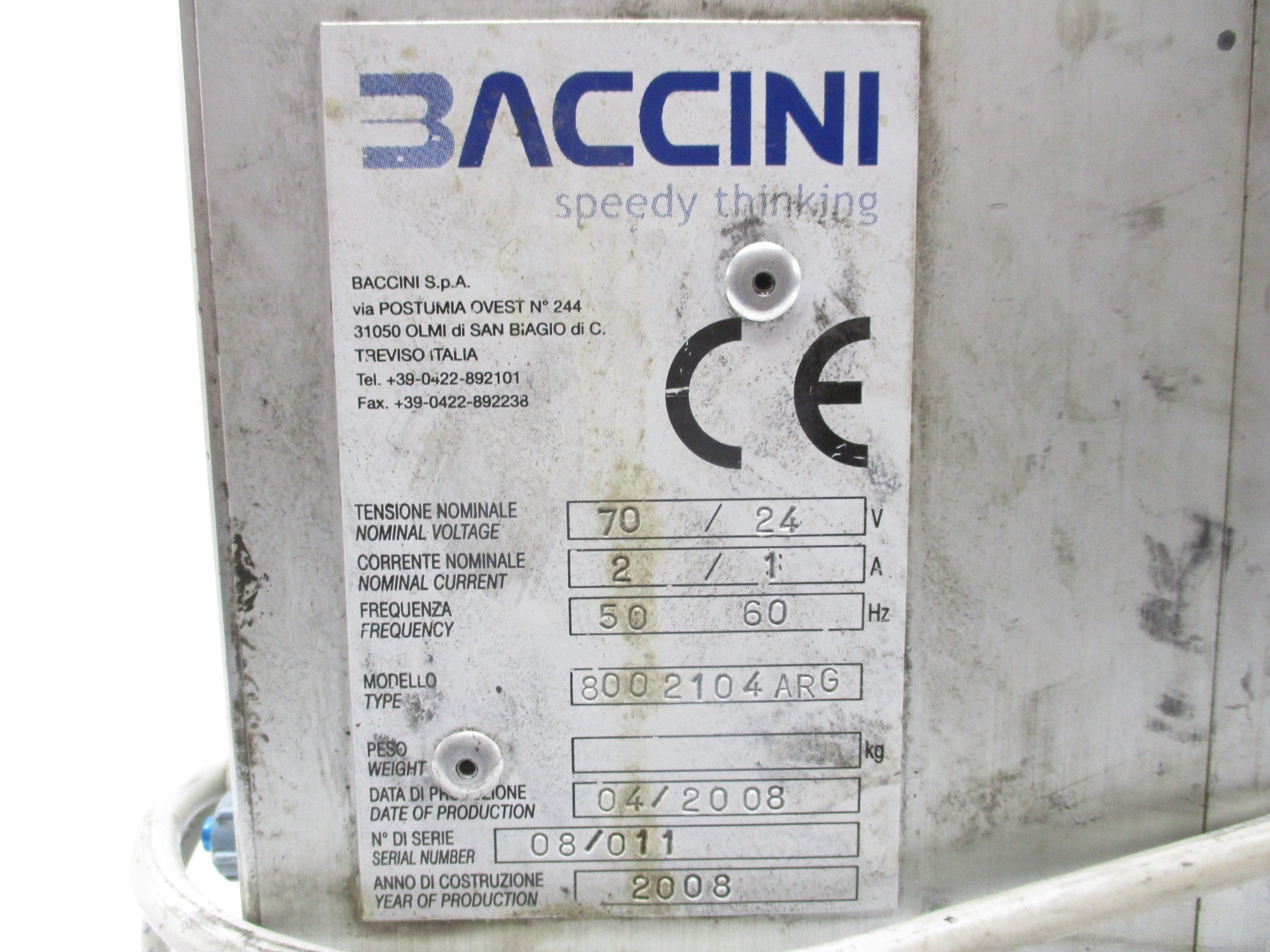 BACCINI 8002104ARG UNMP