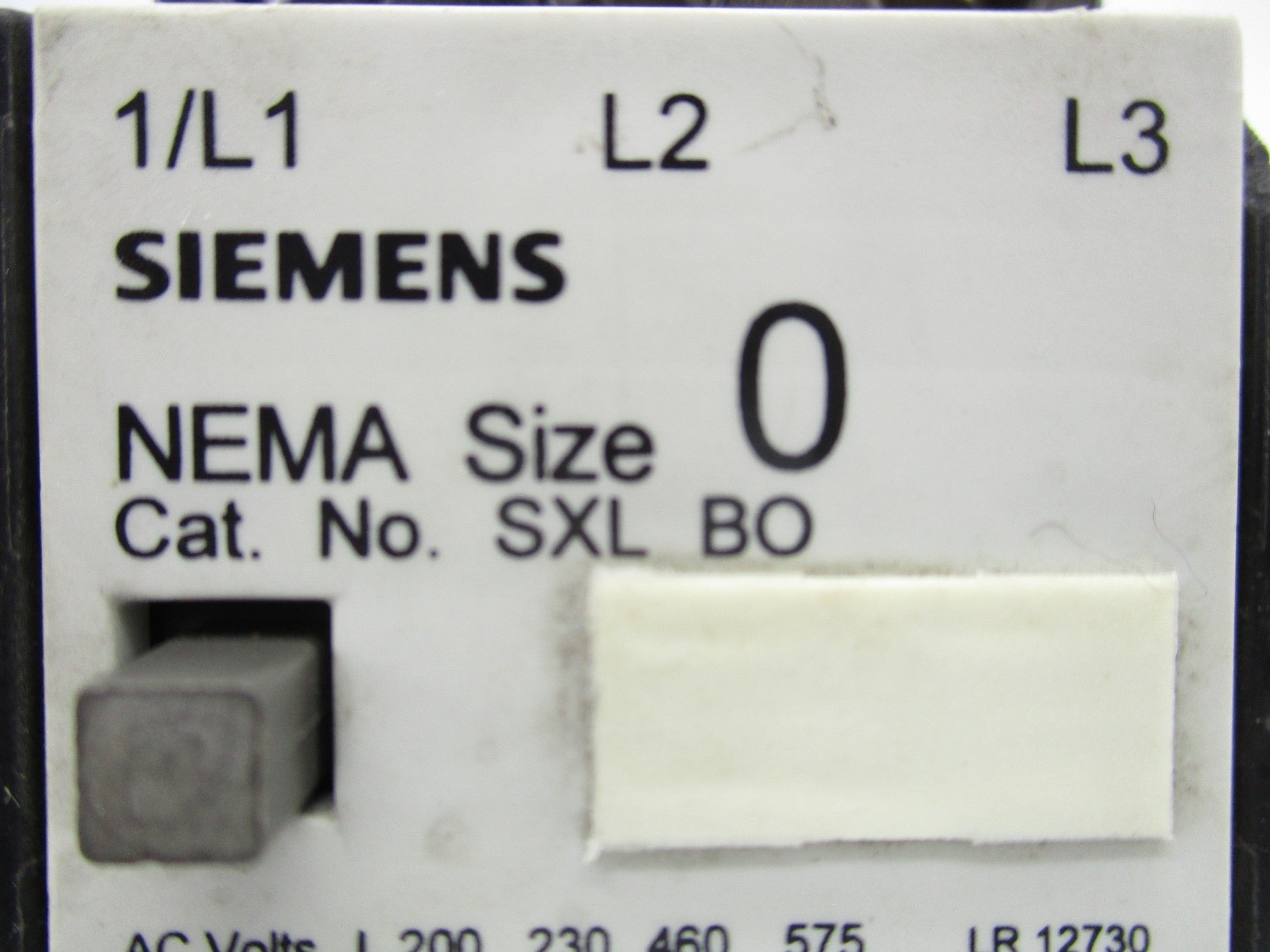 SIEMENS SXLBO-120 (AS PICTURED) UNMP