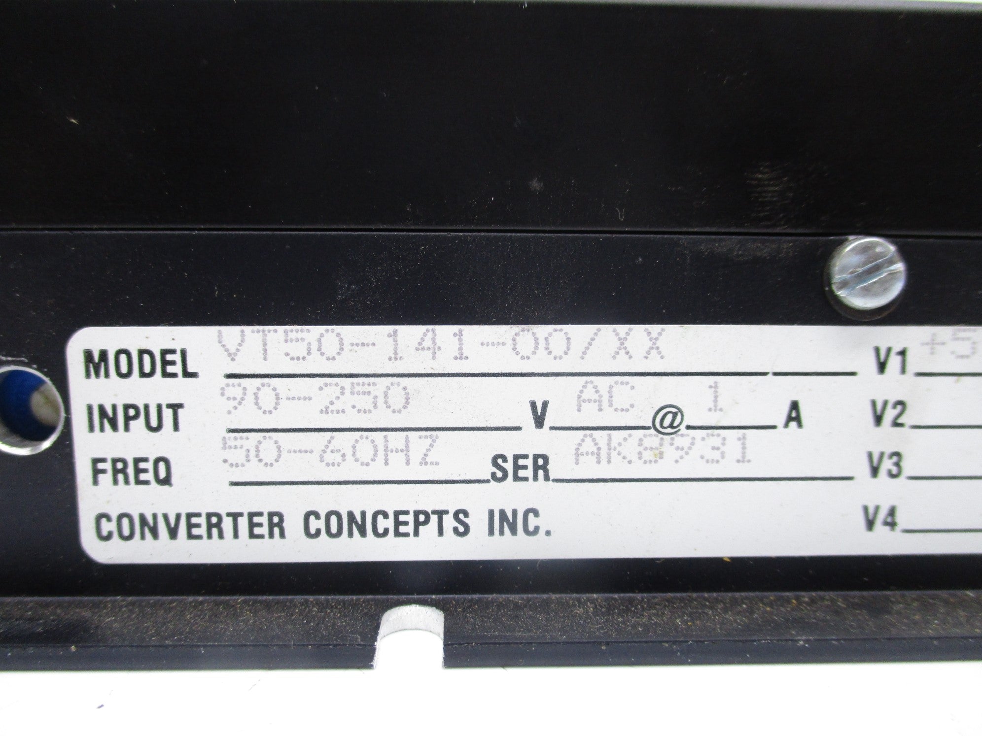 CONVERTER CONCEPTS VT50-141-00/XX UNMP