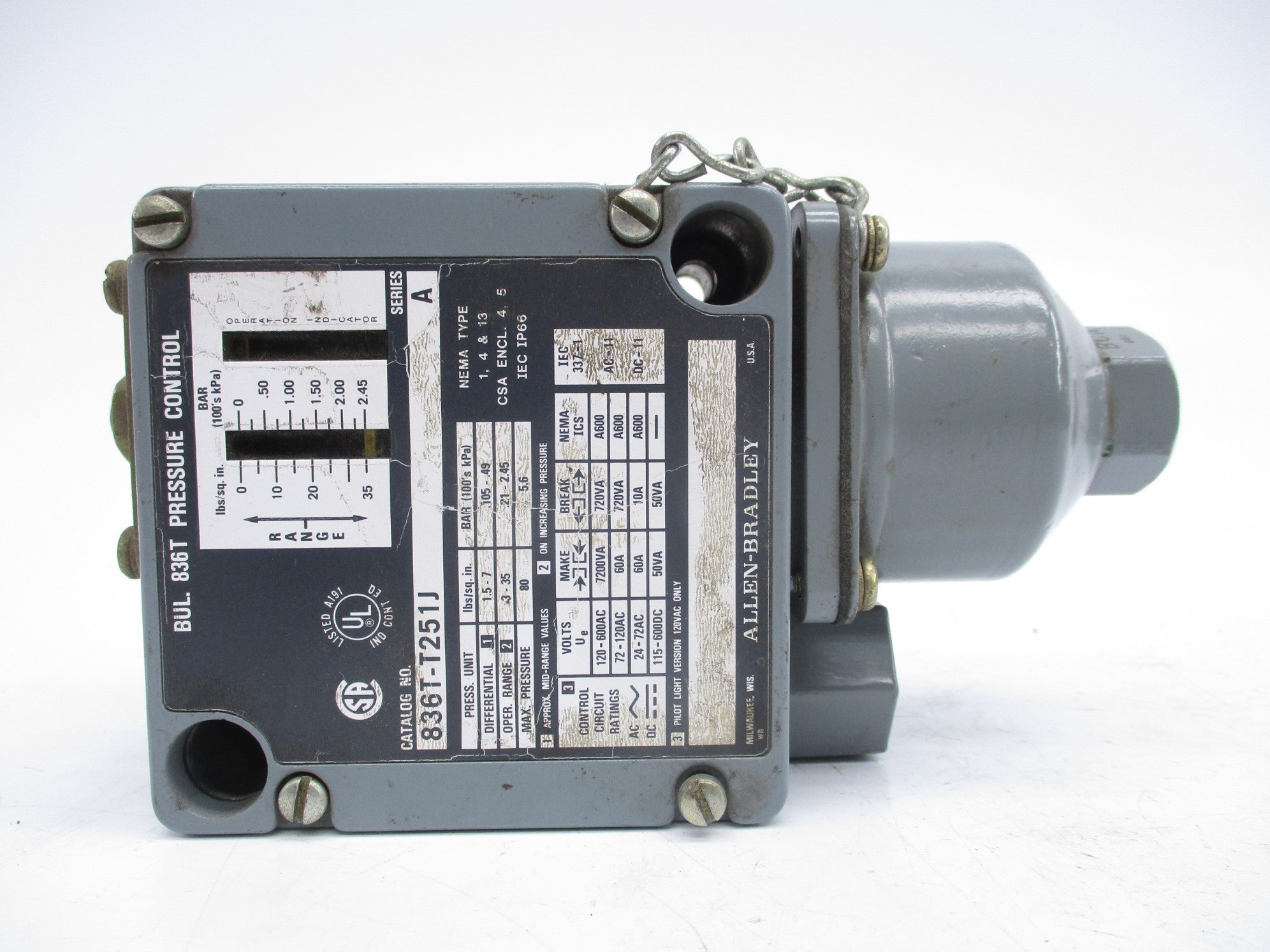 ALLEN BRADLEY 836T-T251J SER. A UNMP