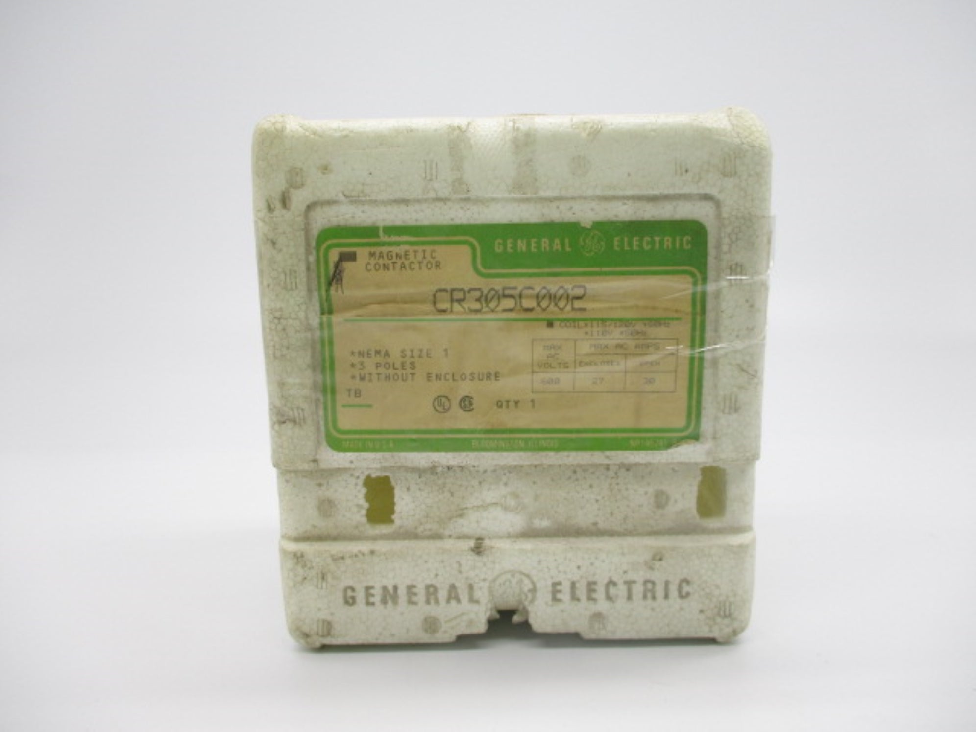 GENERAL ELECTRIC CR305C002 110/115-120V 30A NSMP