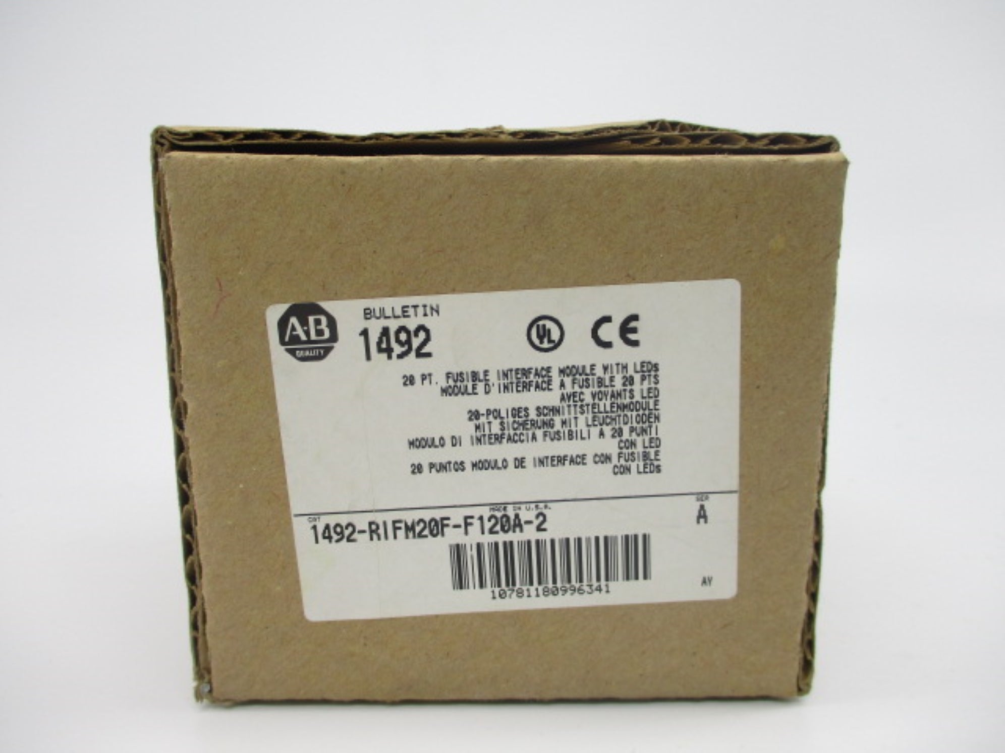 ALLEN BRADLEY 1492-RIFM20F-F120A-2 SER. A (BR/WH) NSMP