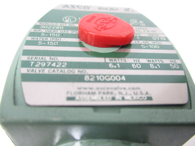 ASCO 8210G004 120V 150PSI NSNP