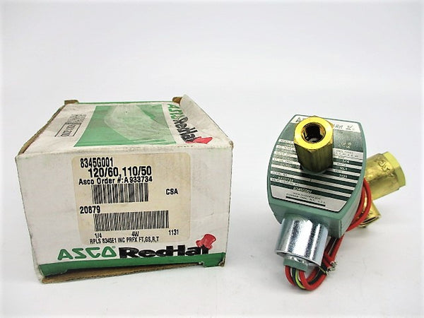 ASCO 8345G001 110/120V 10-150PSI 1/4" NSMP