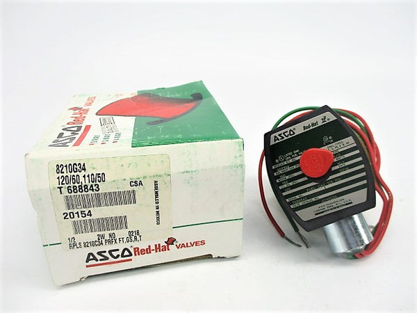 ASCO 8210G34 110/120V 125-150PSI 1/2" NSMP