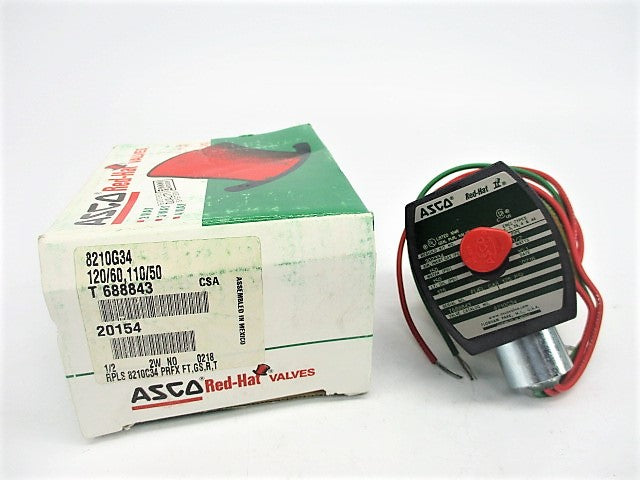 ASCO 8210G34 110/120V 125-150PSI 1/2" NSMP