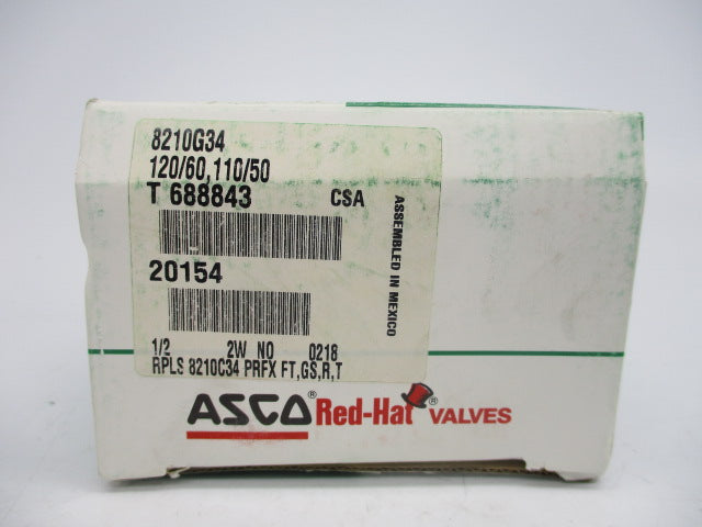 ASCO 8210G34 110/120V 125-150PSI 1/2" NSMP