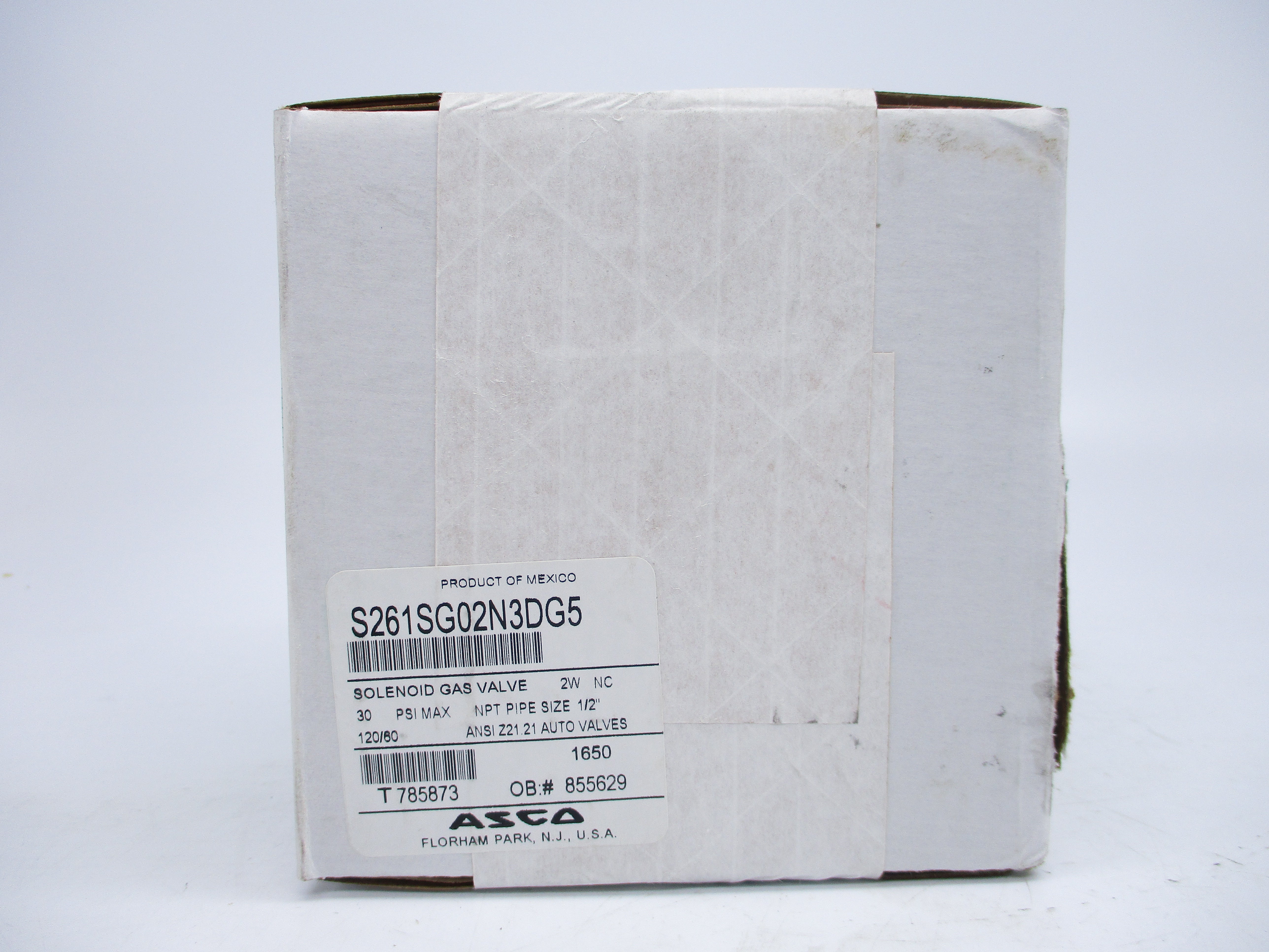 ASCO S261SG02N3DG5 110/120V NSFS