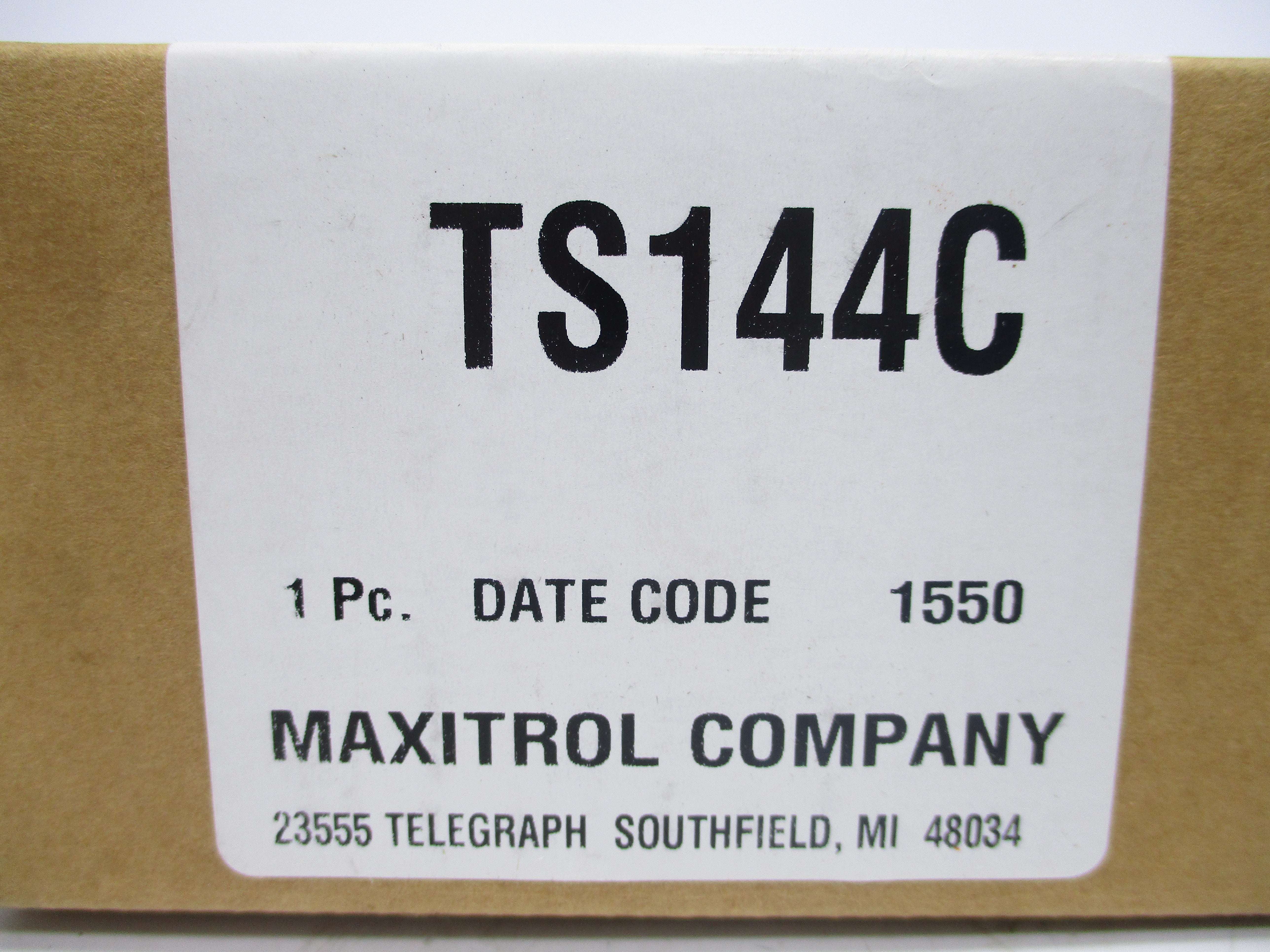 MAXITROL TS144C NSFS