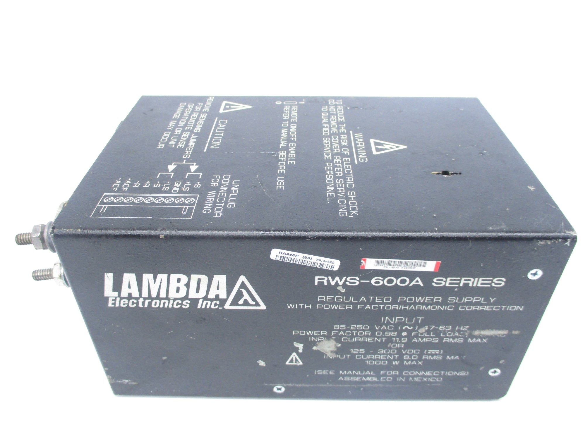 LAMBDA RWS-600A-12 UNMP