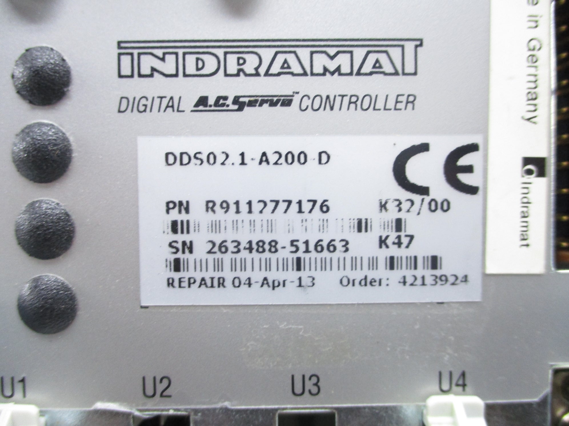 INDRAMAT DDS02.1-A200-D (AS PICTURED) UNMP