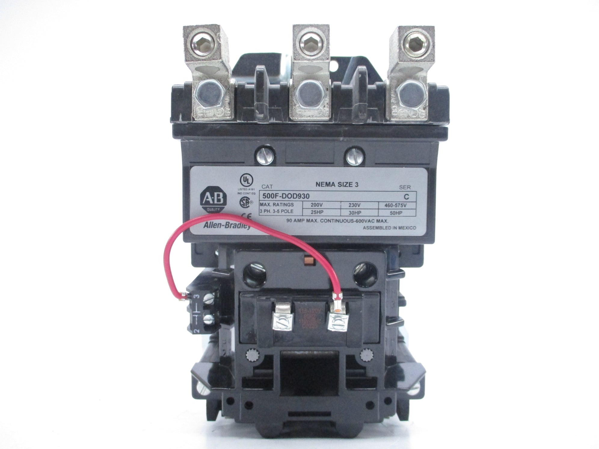 INDUSTRIAL SPARE PART 500F-DOD930 SER. C 110/115-120V 90A NSNP