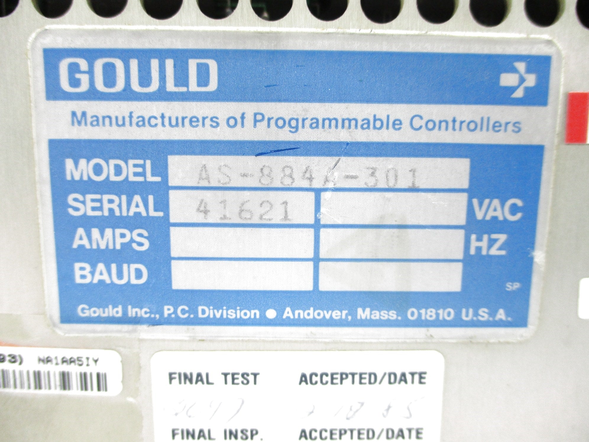 GOULD AS-884A-301 UNMP
