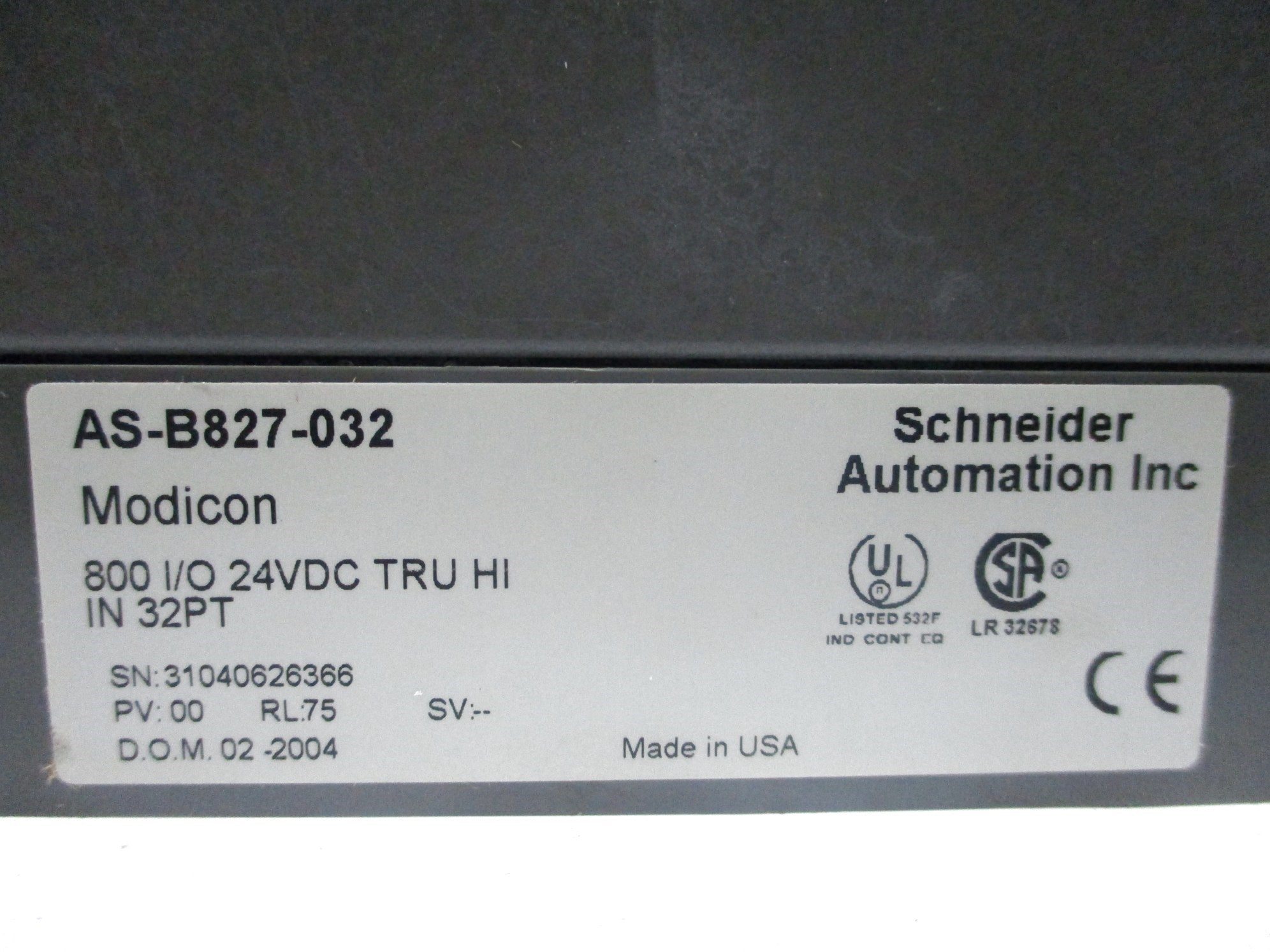 SCHNEIDER AS-B827-032 UNMP