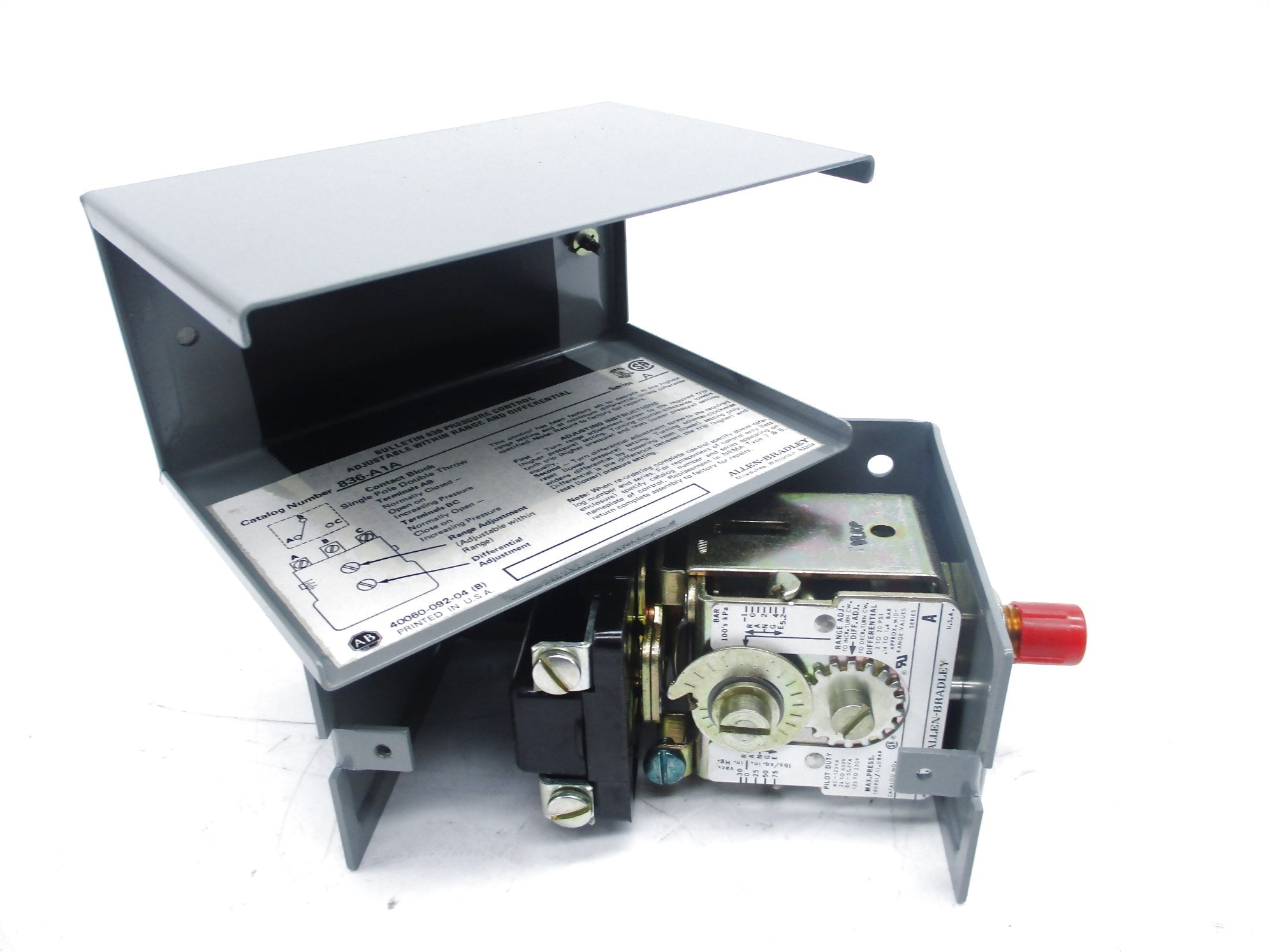 INDUSTRIAL SPARE PART 836-A1A SER. A 75PSI (BR/YL) NSMP