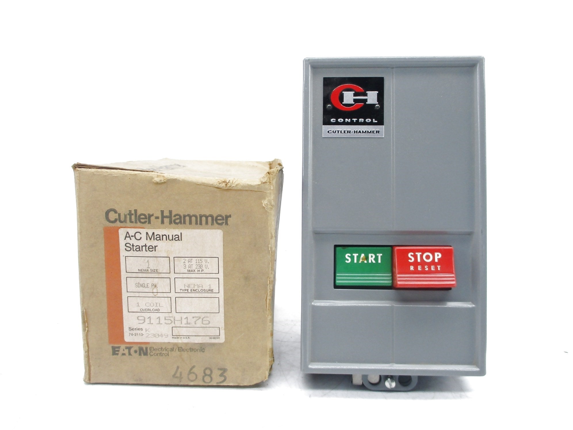 CUTLER HAMMER 9115H176 SER. K NSMP
