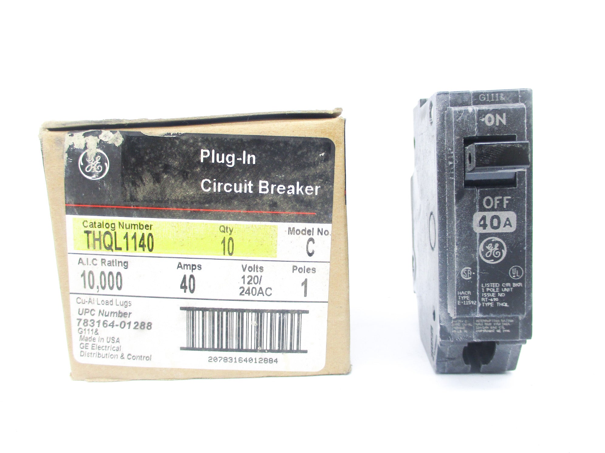 GENERAL ELECTRIC THQL1140 40A 240V (PKG OF 10) NSMP
