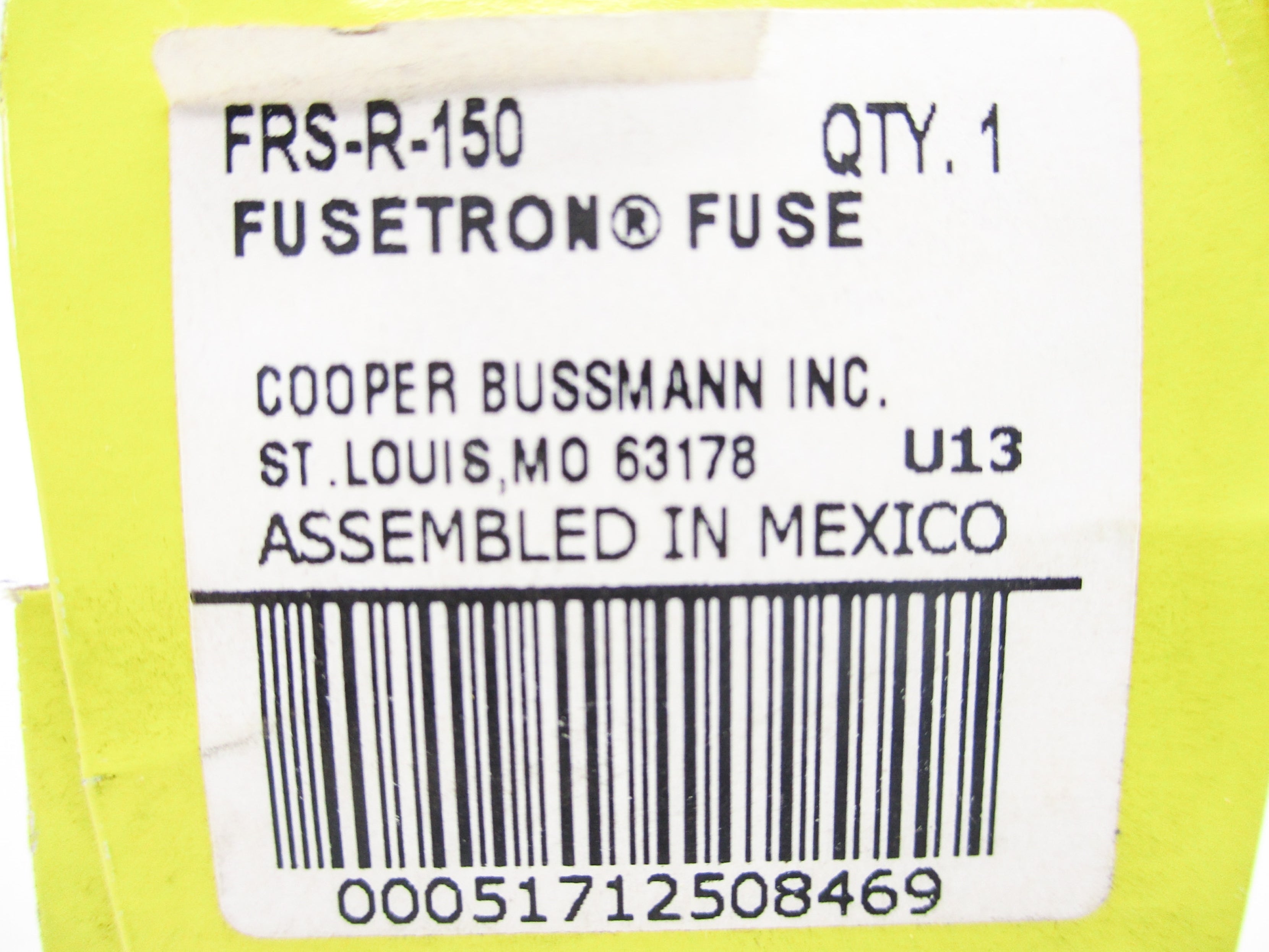 BUSSMANN FRS-R-150 150A (YL) NSFS