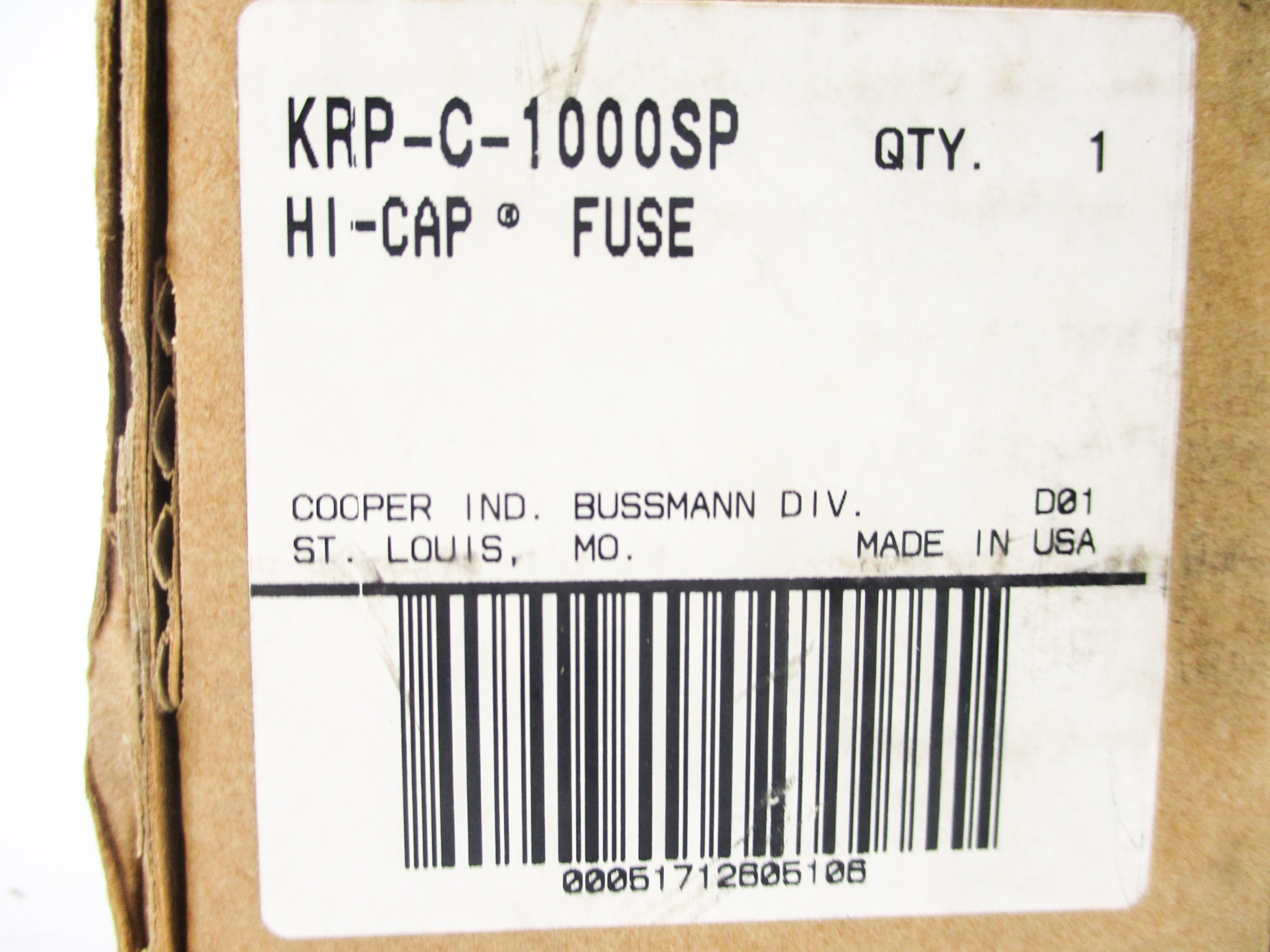 BUSSMANN KRP-C-1000SP 1000A (BR) NSFS