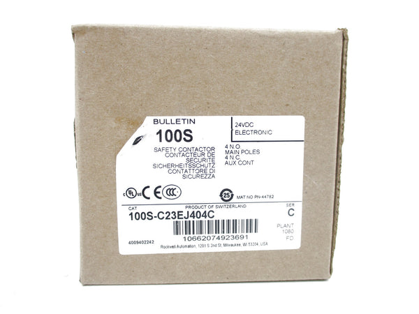 ALLEN BRADLEY 100S-C23EJ404C SER. C 24V (BR/WH) NSMP