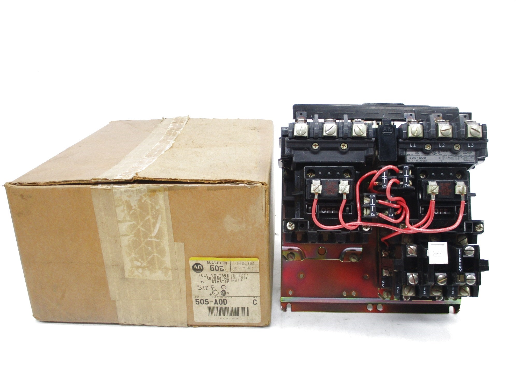ALLEN BRADLEY 505-AOD SER. C 110/115-120V (BR/YL) NSMP