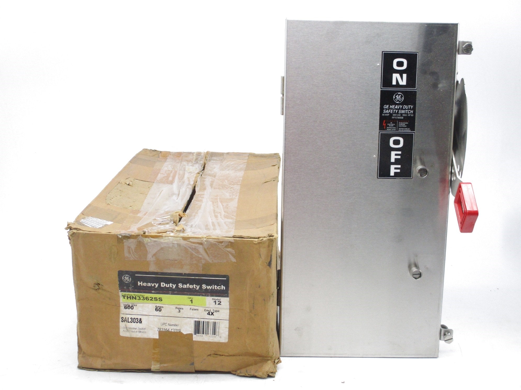 GENERAL ELECTRIC THN3362SS 600VAC 60A NSMP