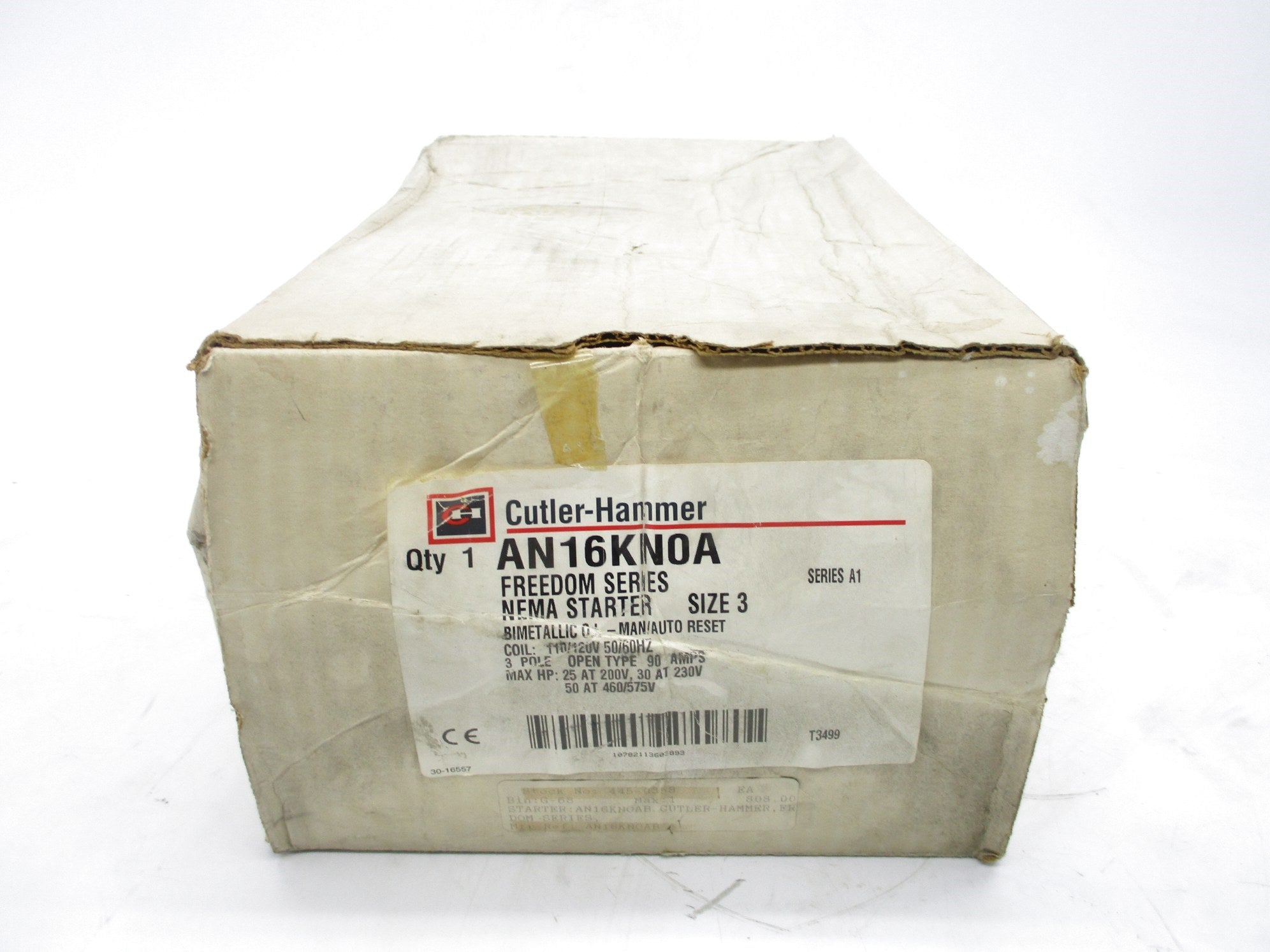 CUTLER HAMMER AN16KN0A SER. A1 110/120V 90A NSMP