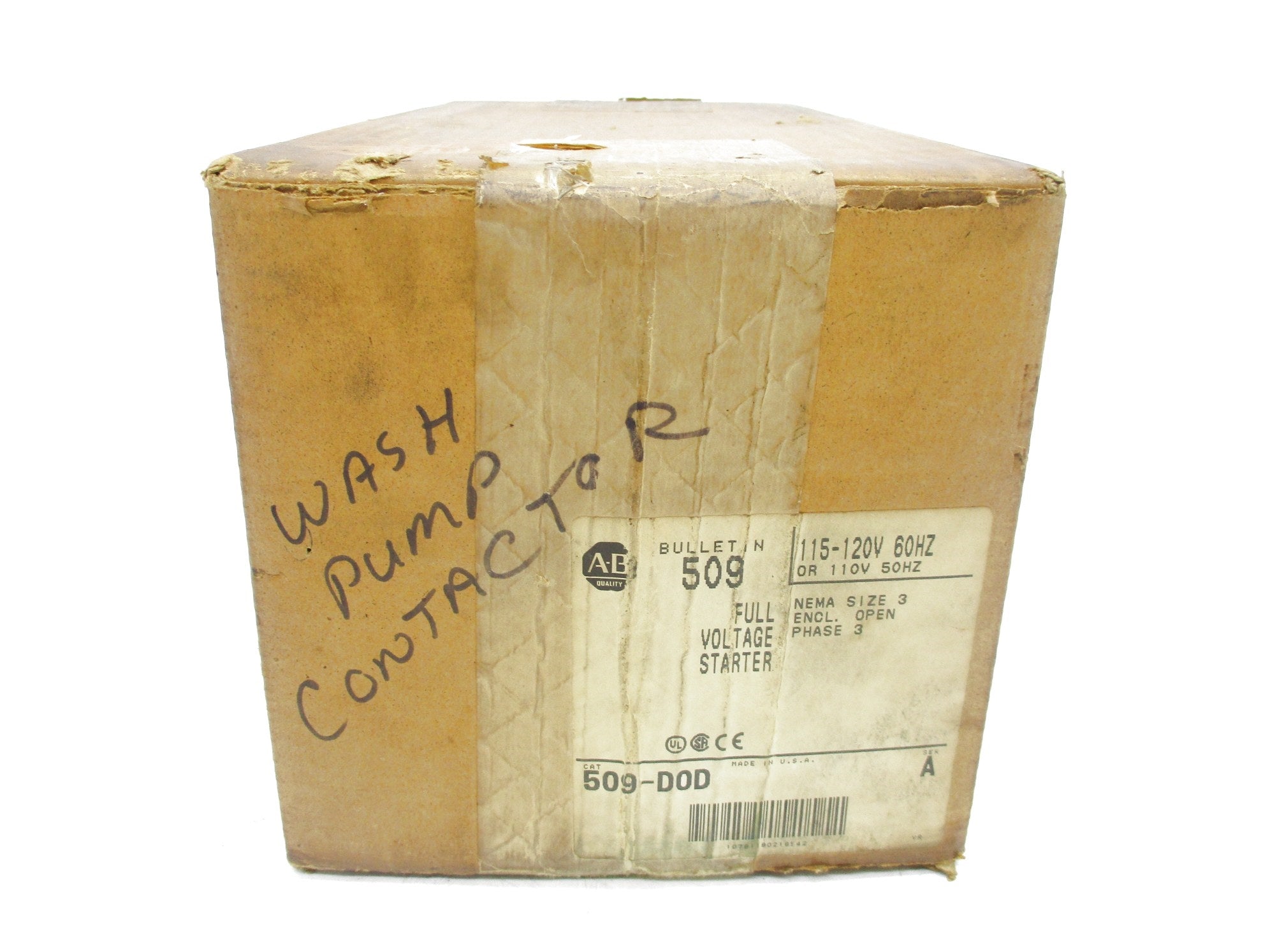INDUSTRIAL SPARE PART 509-DOD SER. A 120V (BR/WH) NSFS