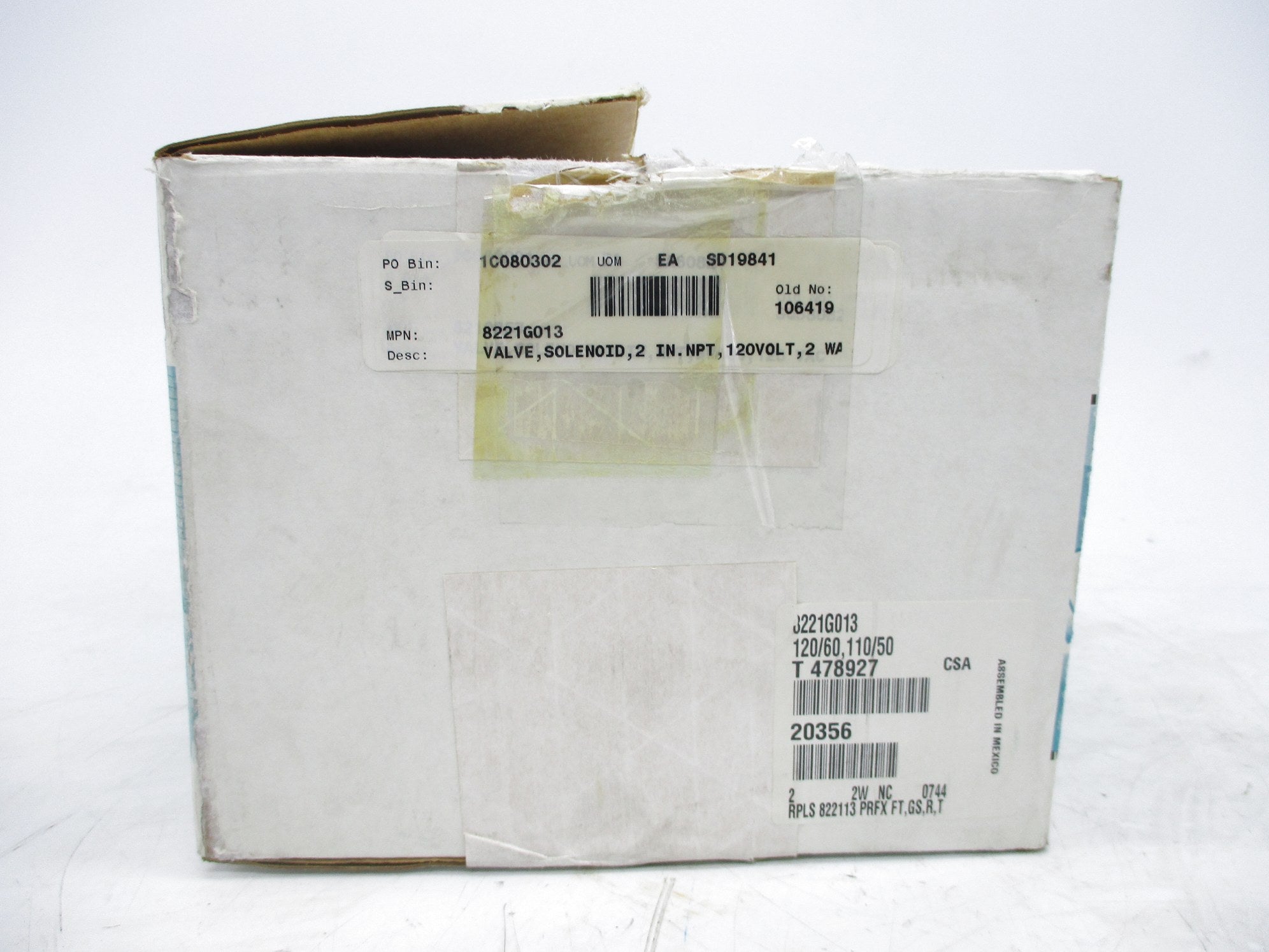 ASCO 8221G013 110/120V 5-150PSI 2" NSMP