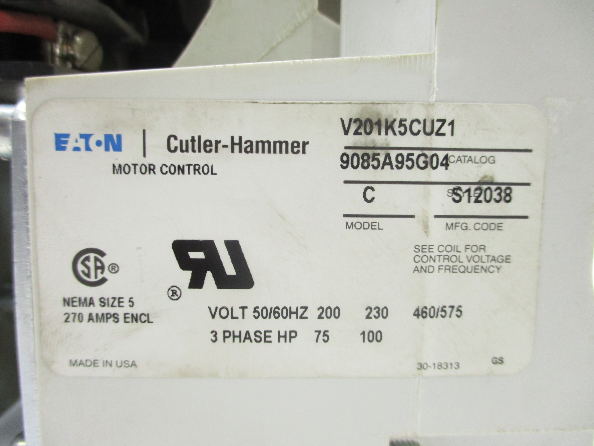 EATON V201K5CUZ1 UNMP