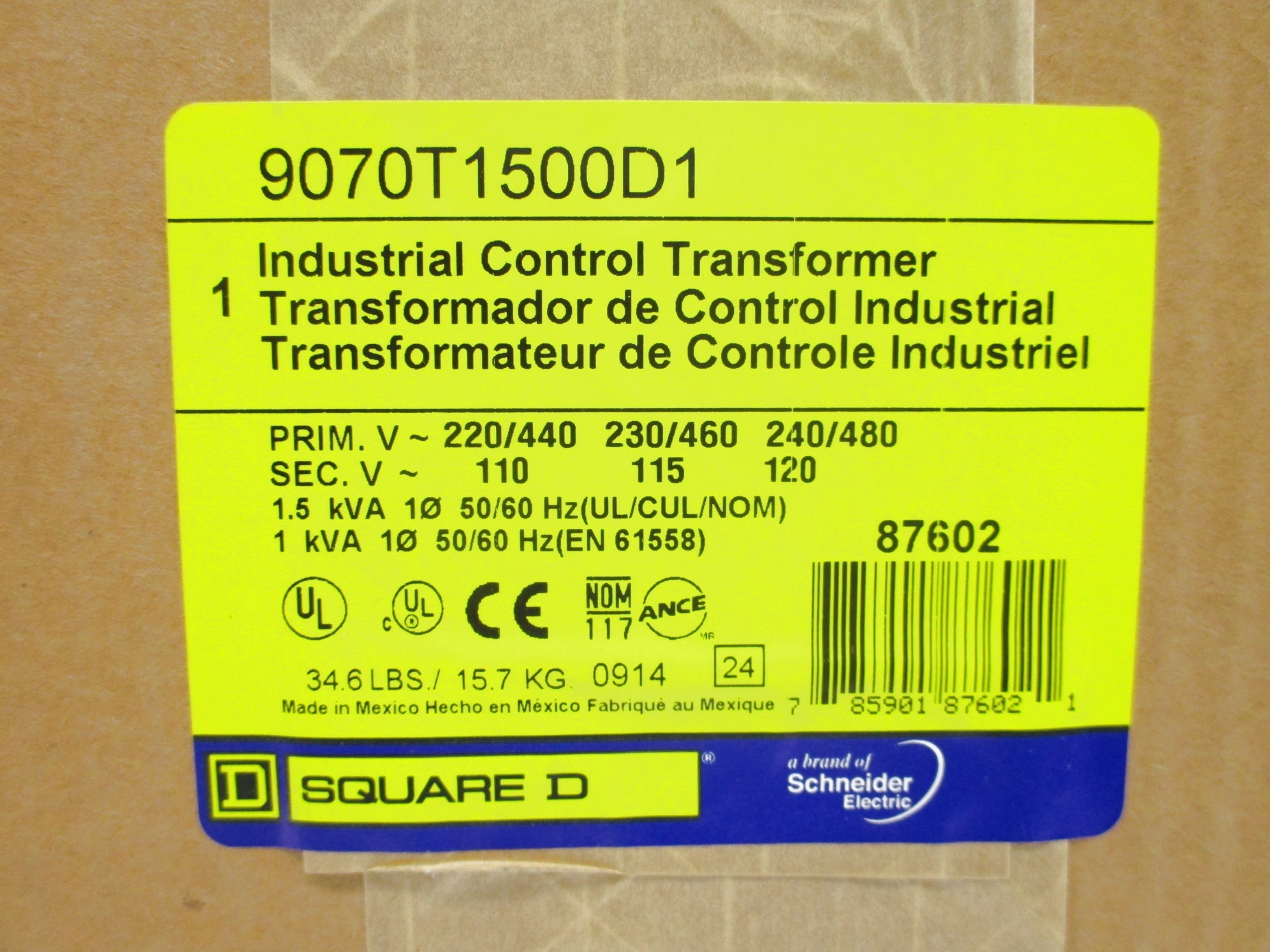 SQUARE D 9070T1500D1 NSFS
