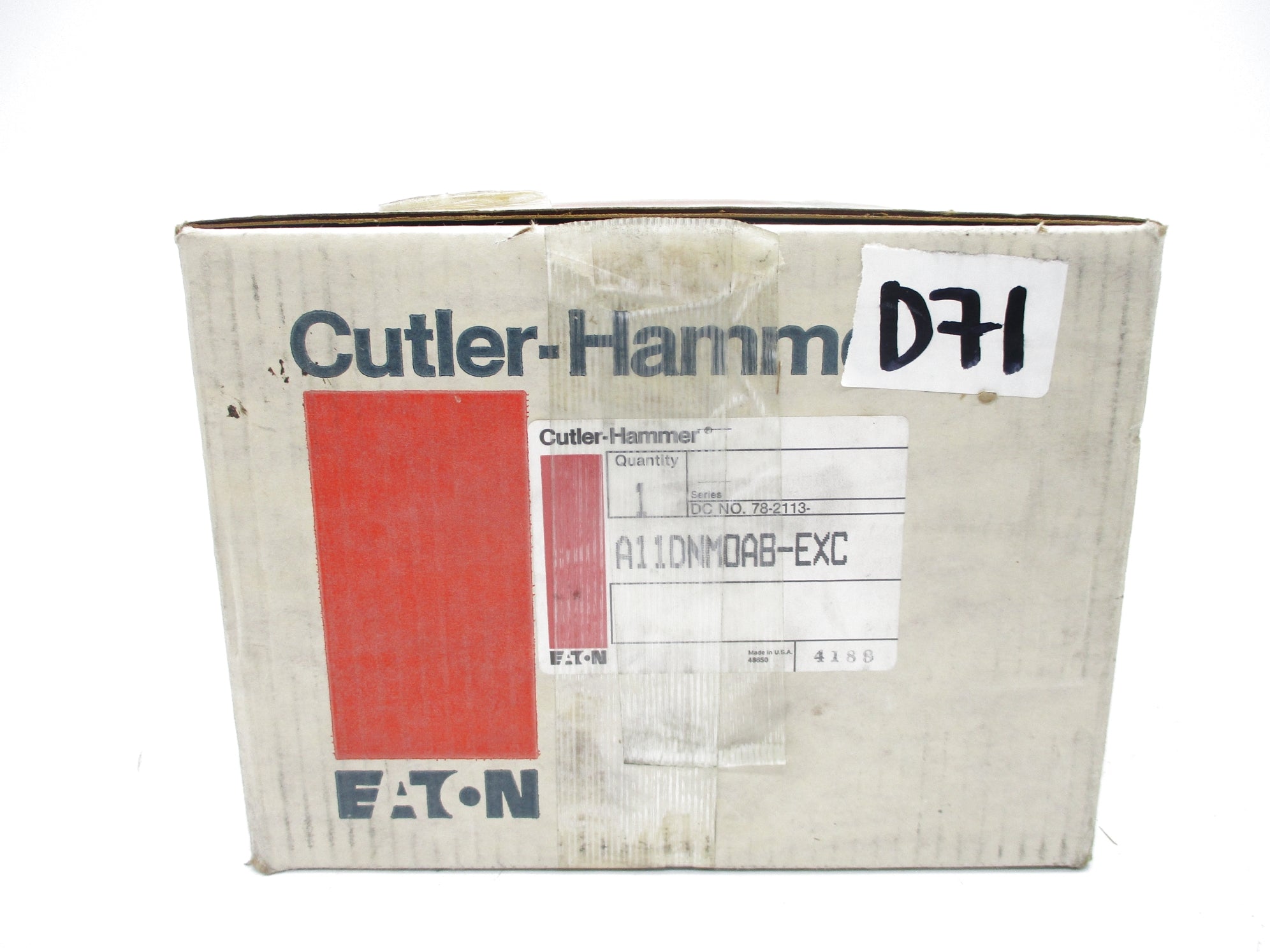CUTLER HAMMER A11DNMOAB-EXC SER. B1 NSMP