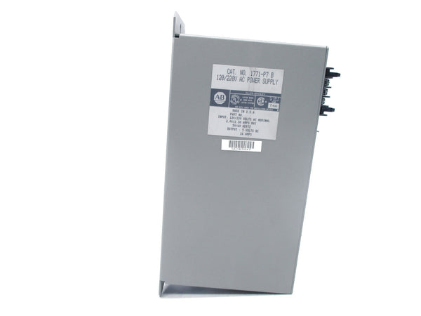 ALLEN BRADLEY 1771-P7 SER. B 120/220VAC 2.00/1.30A UNMP