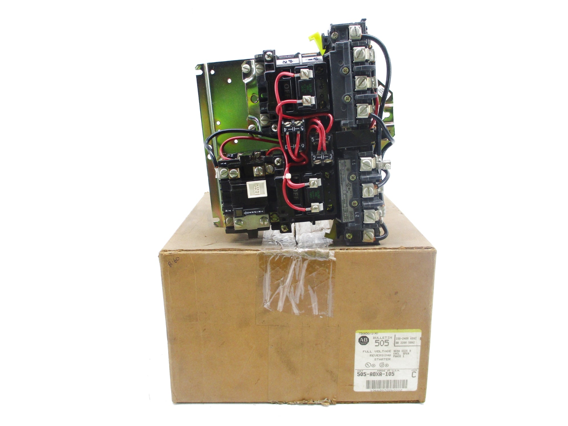 ALLEN BRADLEY 505-AOXA-105 SER. C (BR/YL) NSMP
