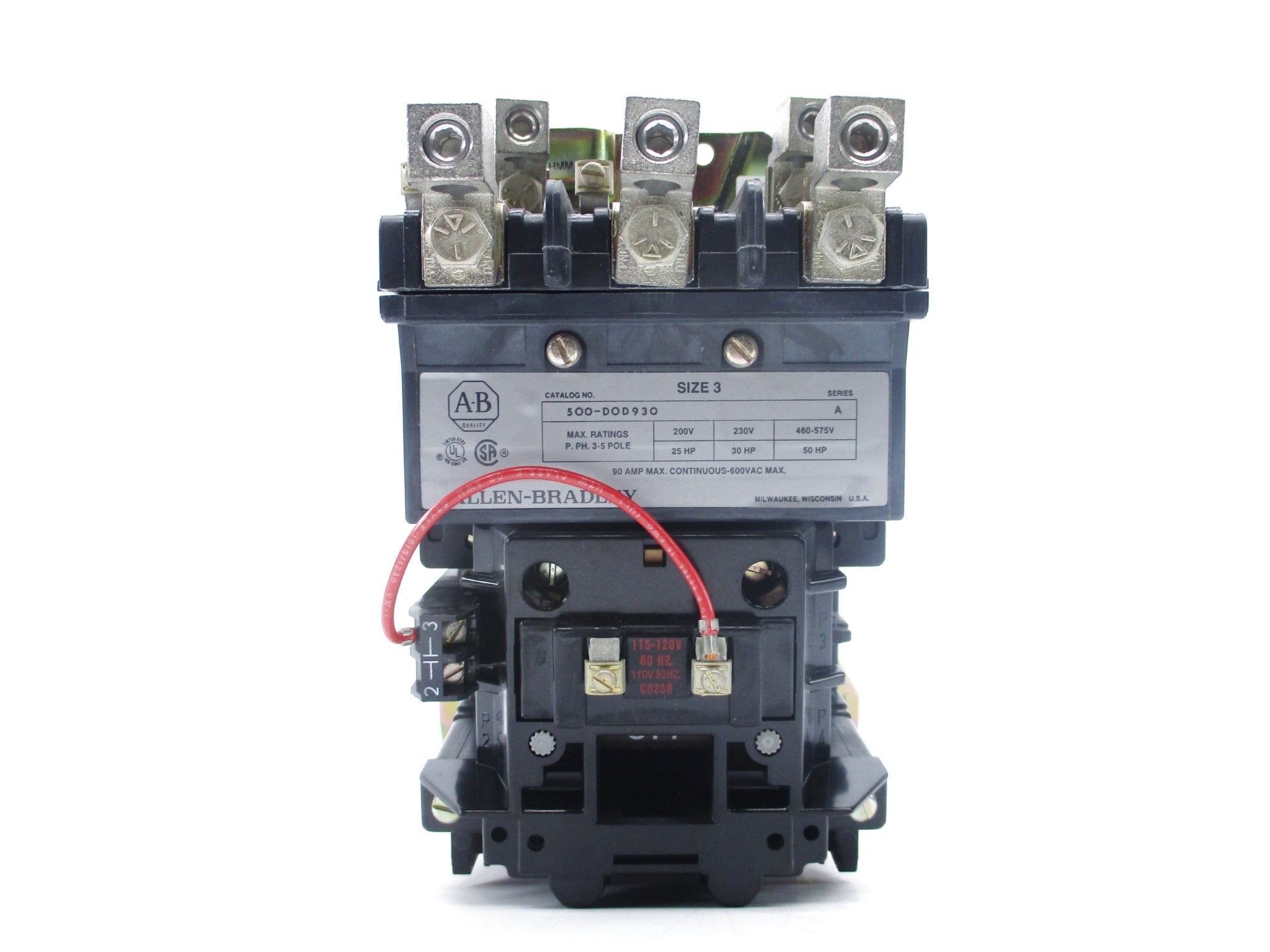 INDUSTRIAL SPARE PART 500-DOD930 SER. A 110/115-120V 90A NSNP