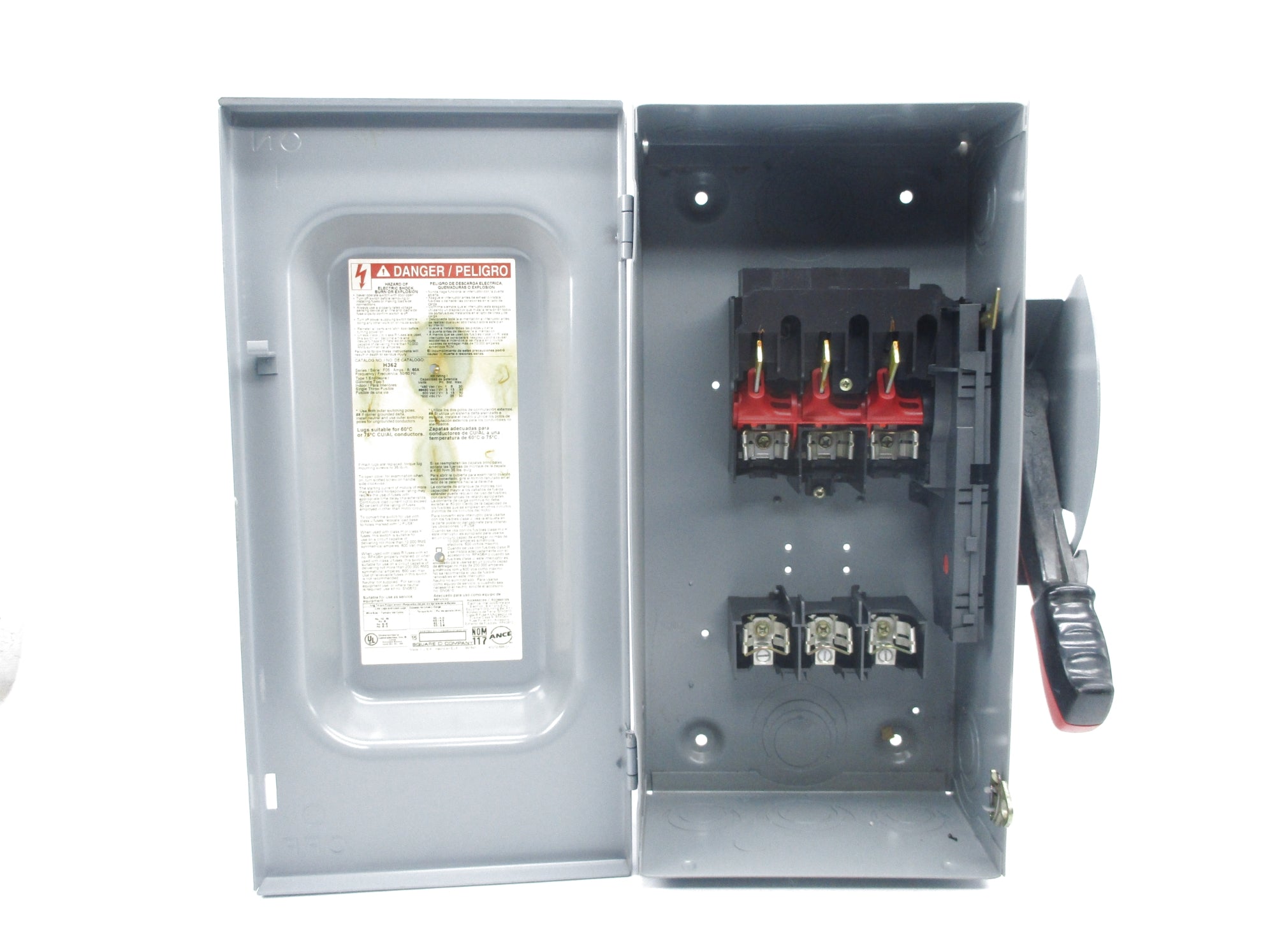 SQUARE D H362 SER. F05 600VAC 60A NSNP